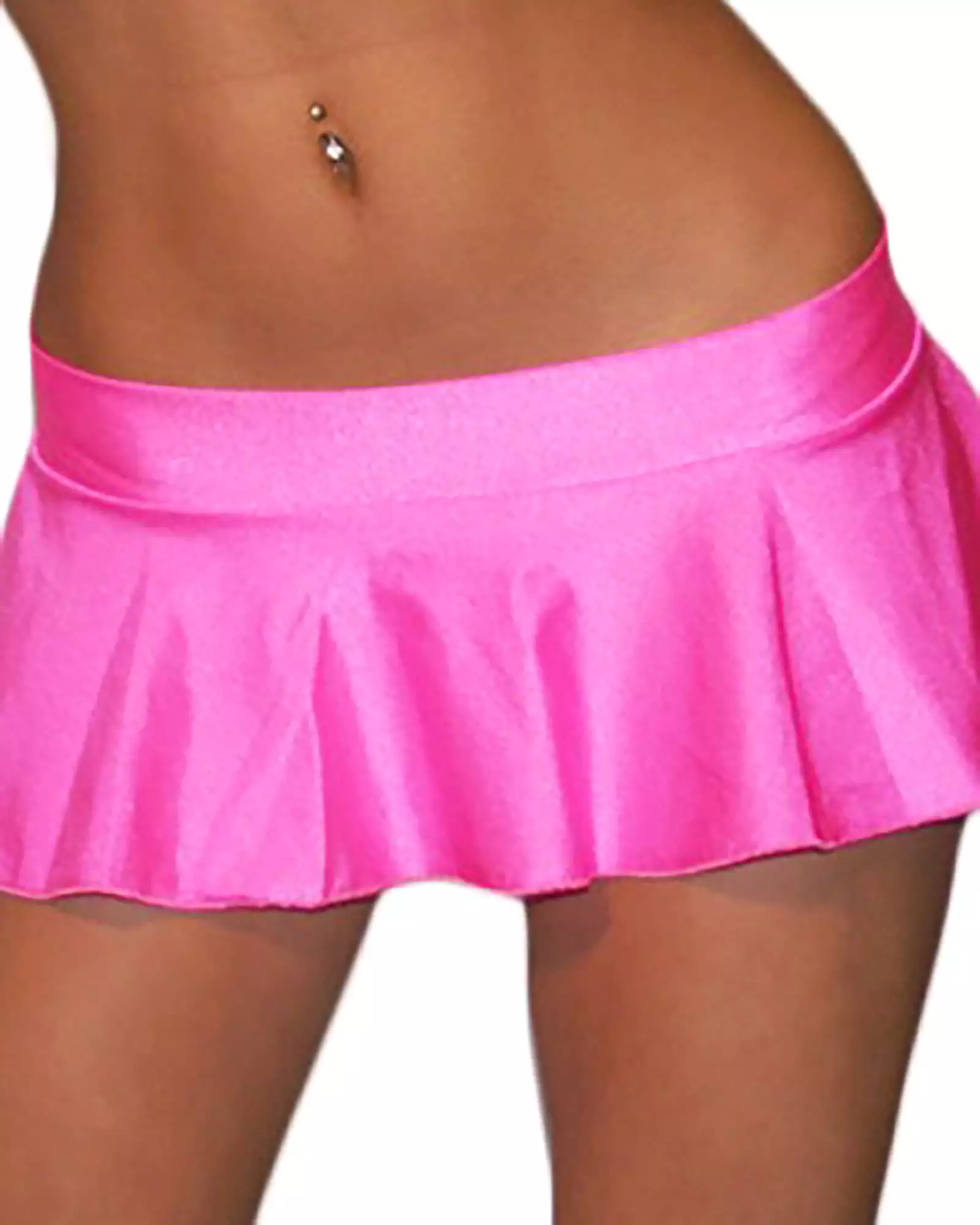 12 Inch Mini Skirt with Bold Ruffles and Alluring Appeal