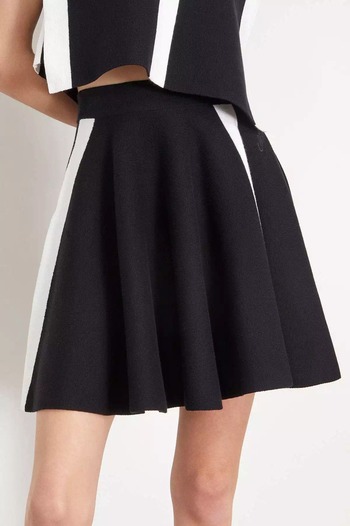 A-Line Mini Skirt in Black