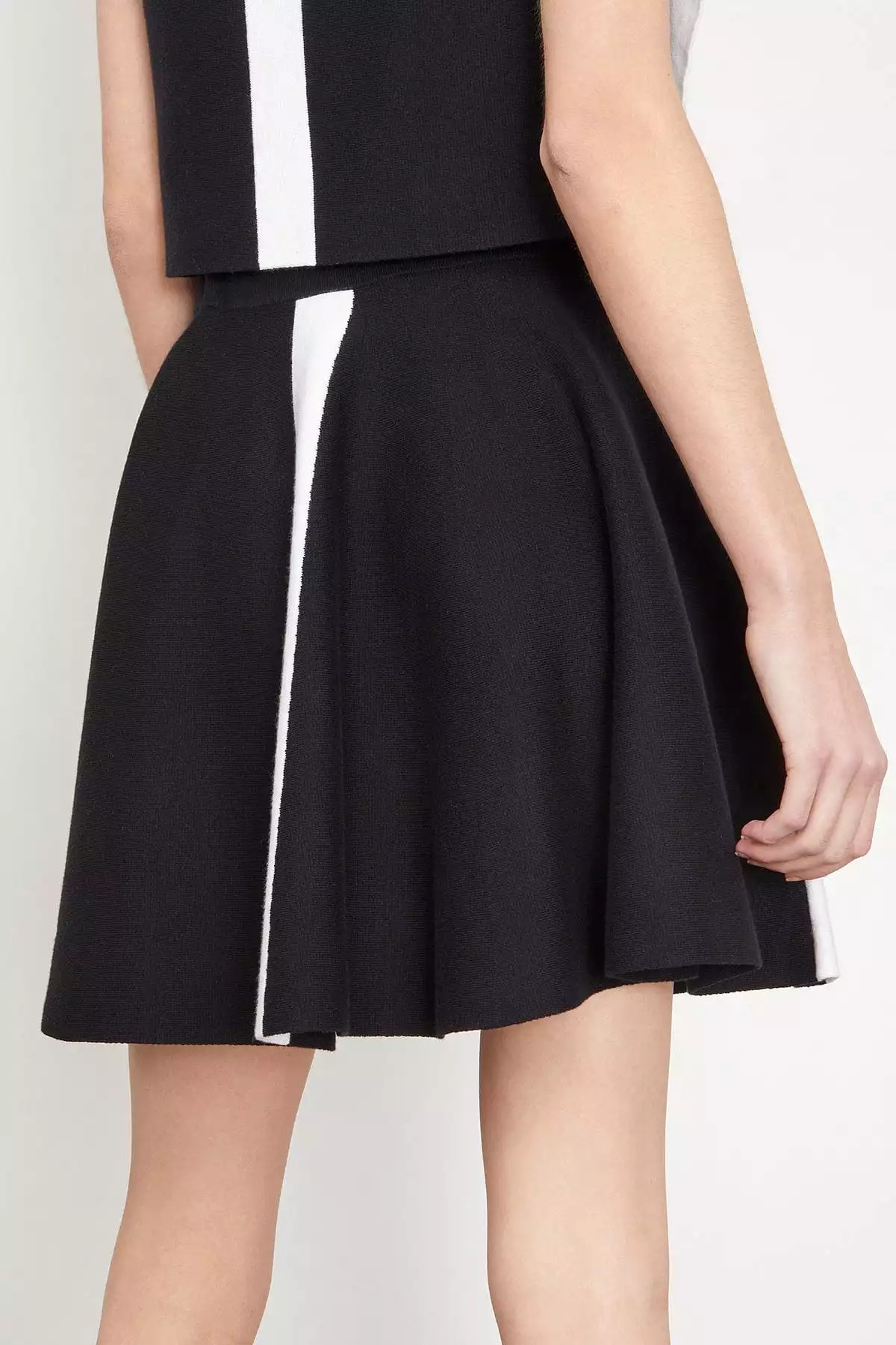 A-Line Mini Skirt in Black