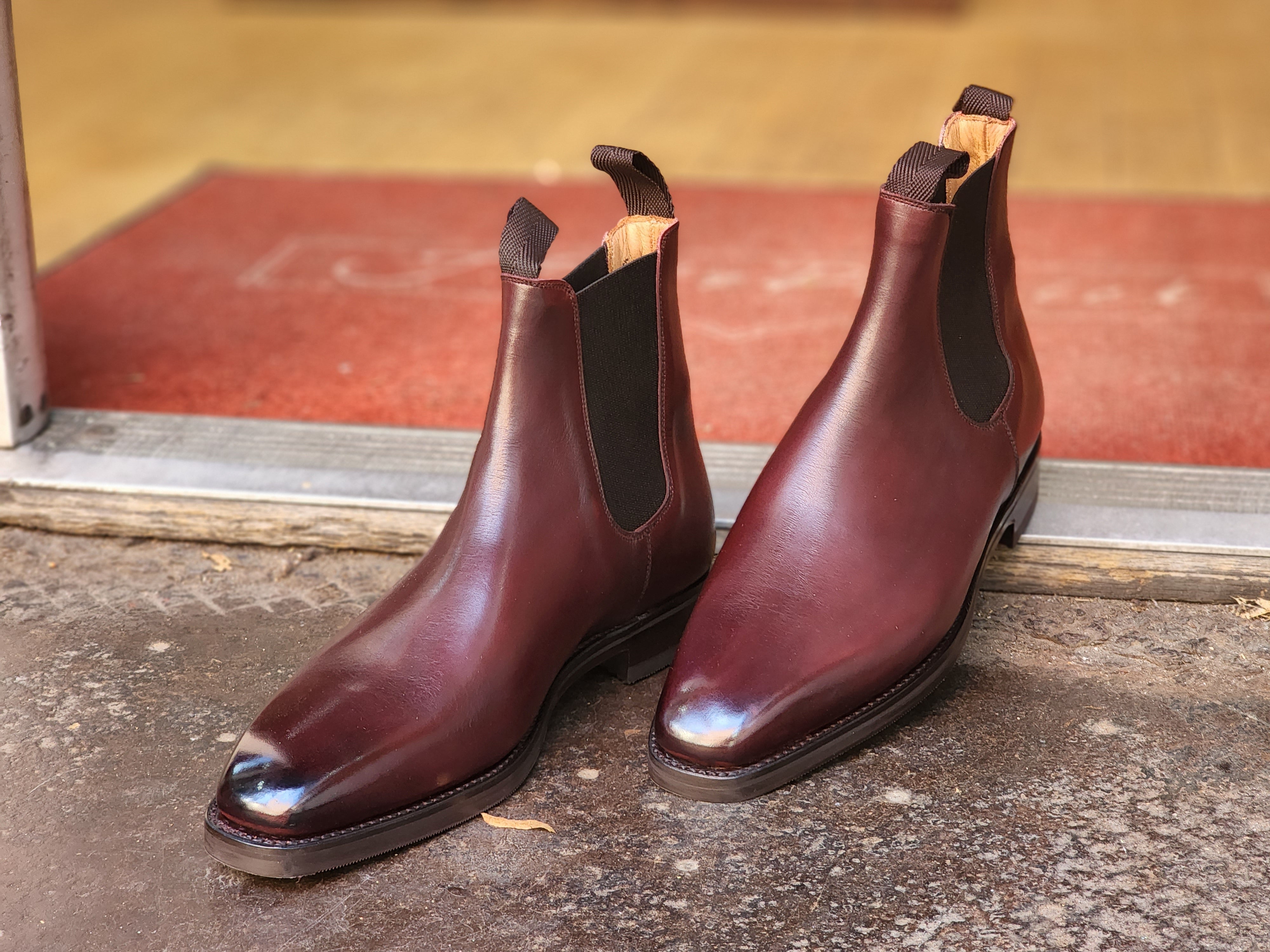 Alder Sangria Calf leather for sale