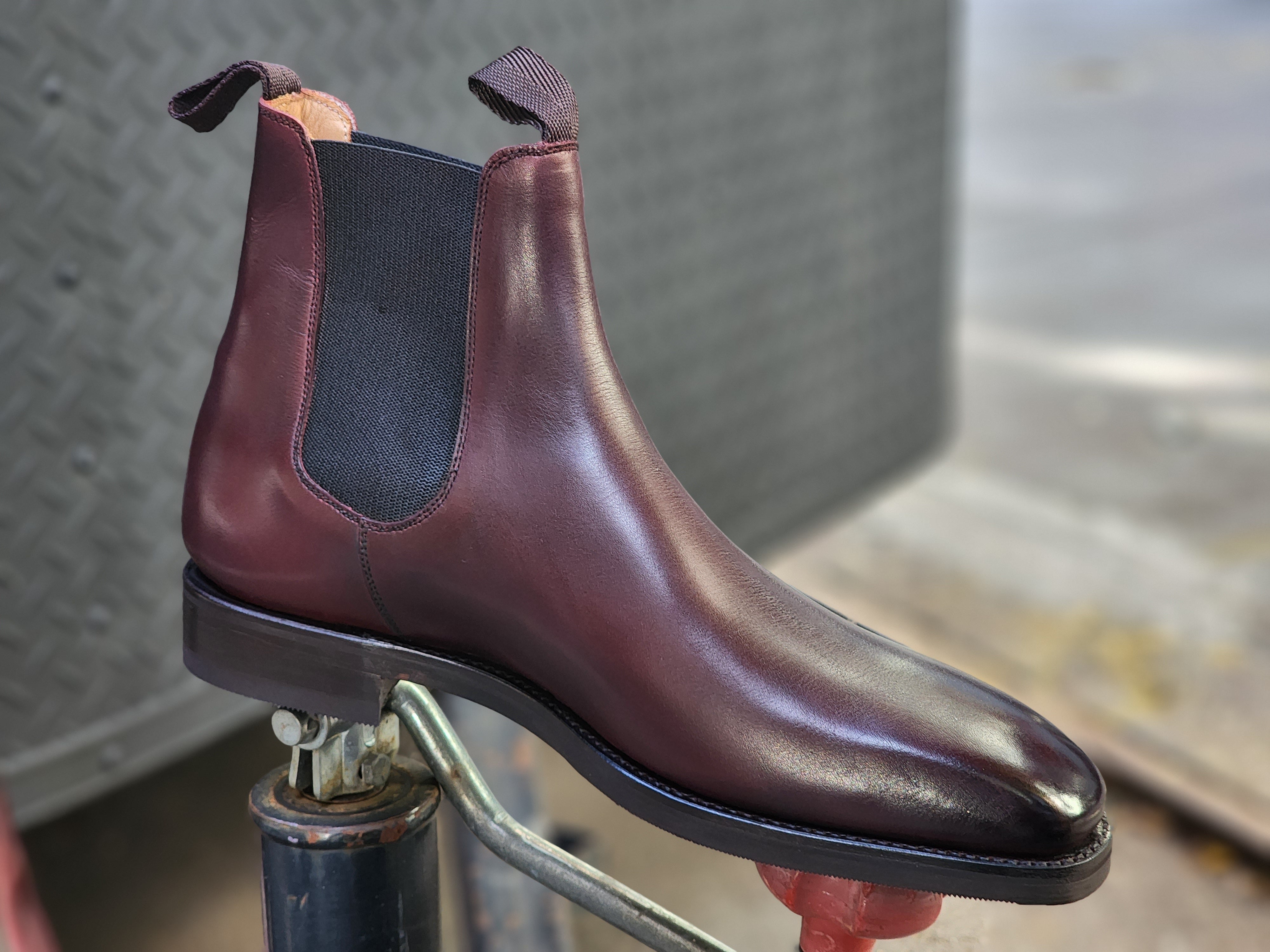 Alder Sangria Calf leather for sale