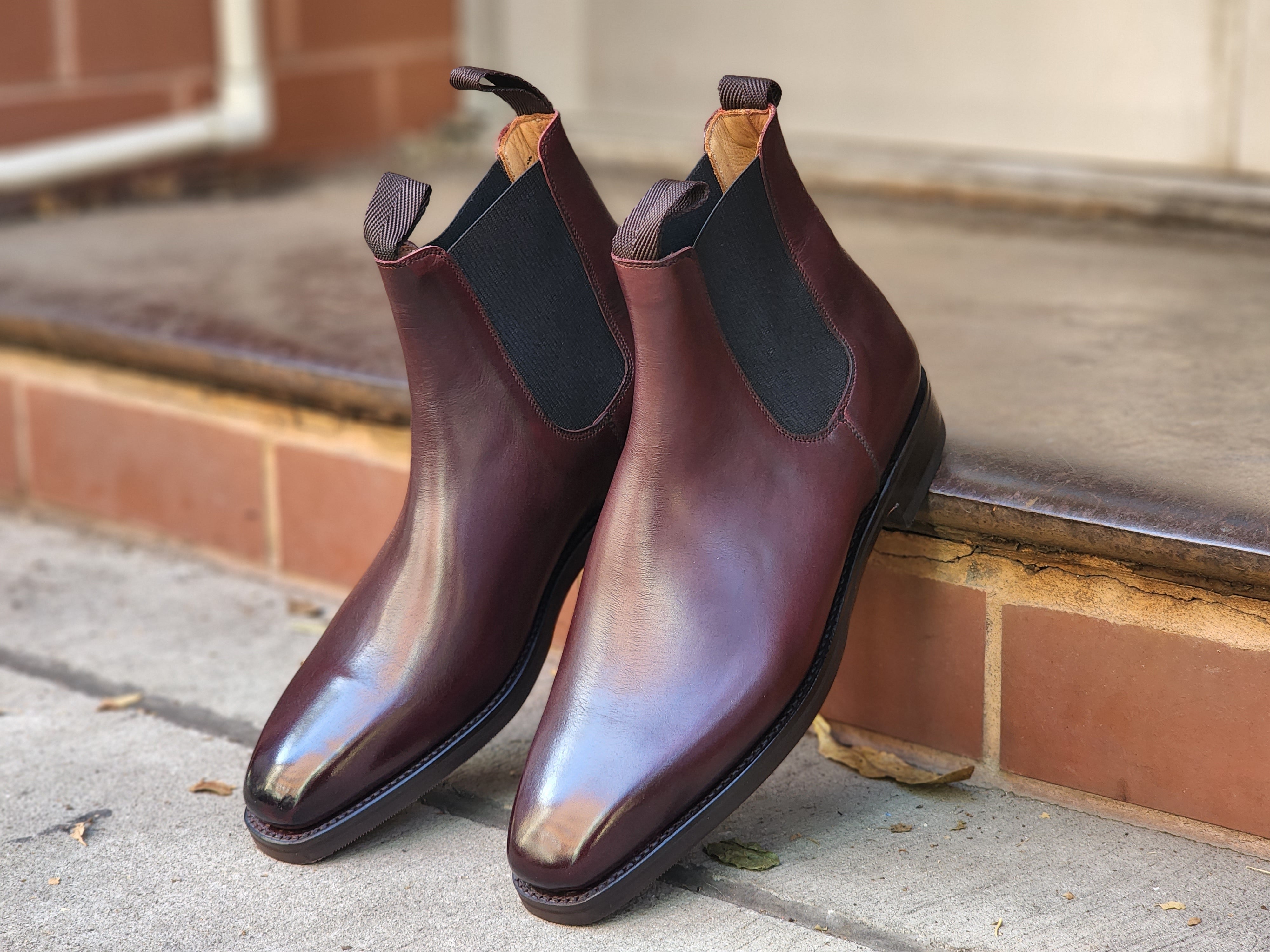 Alder Sangria Calf leather for sale