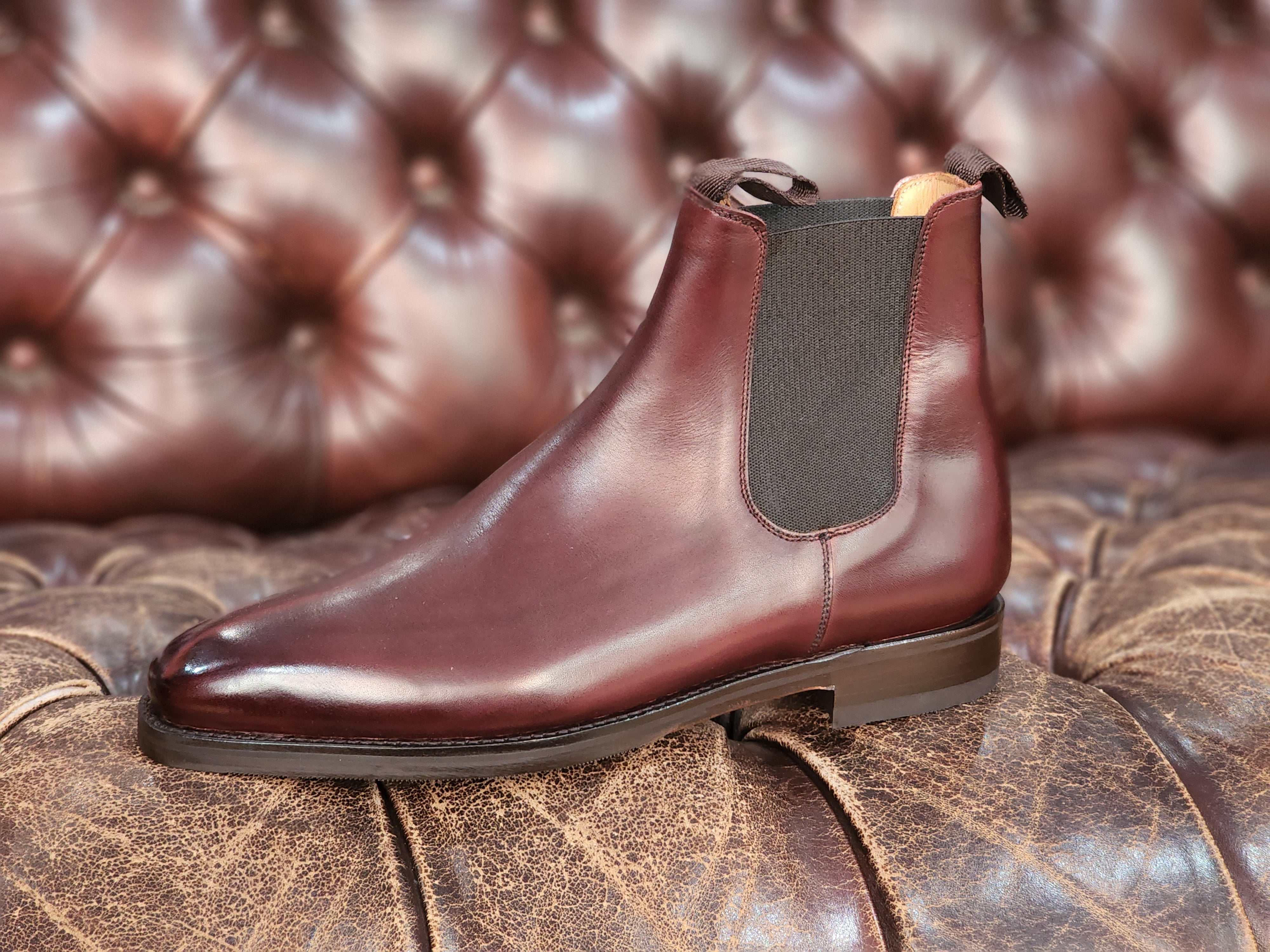 Alder Sangria Calf leather for sale