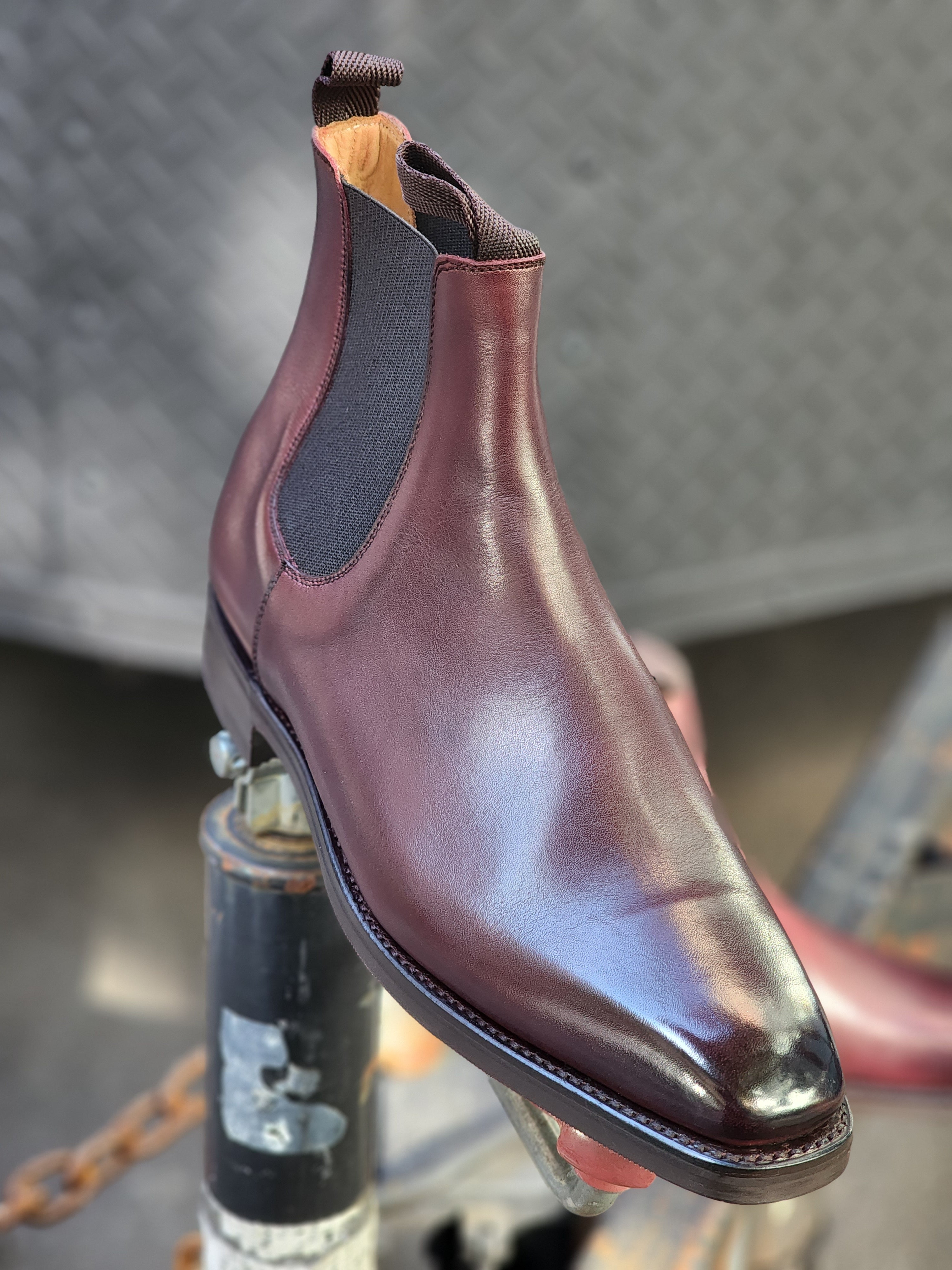 Alder Sangria Calf leather for sale