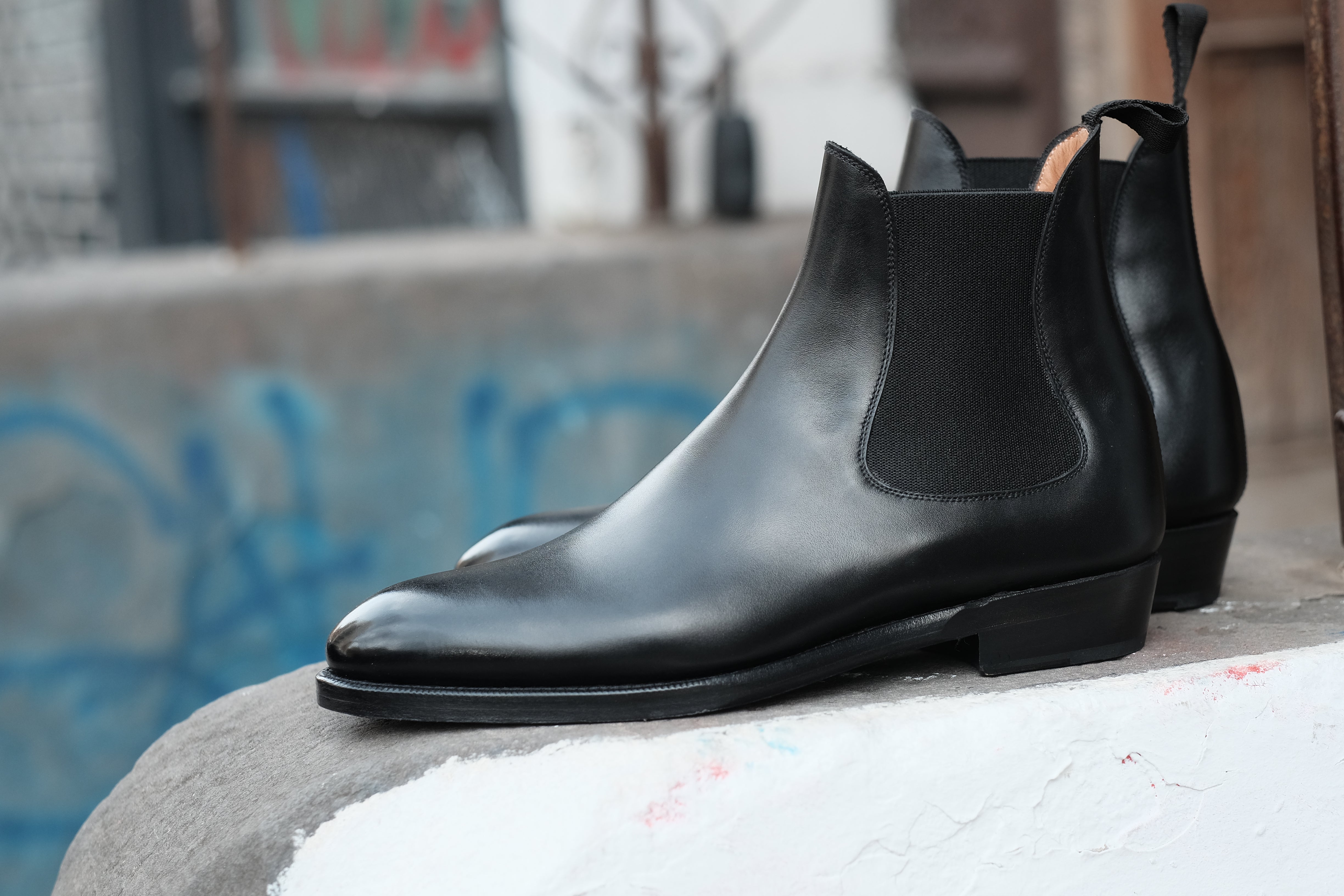 Alki - Black Calf Shoes