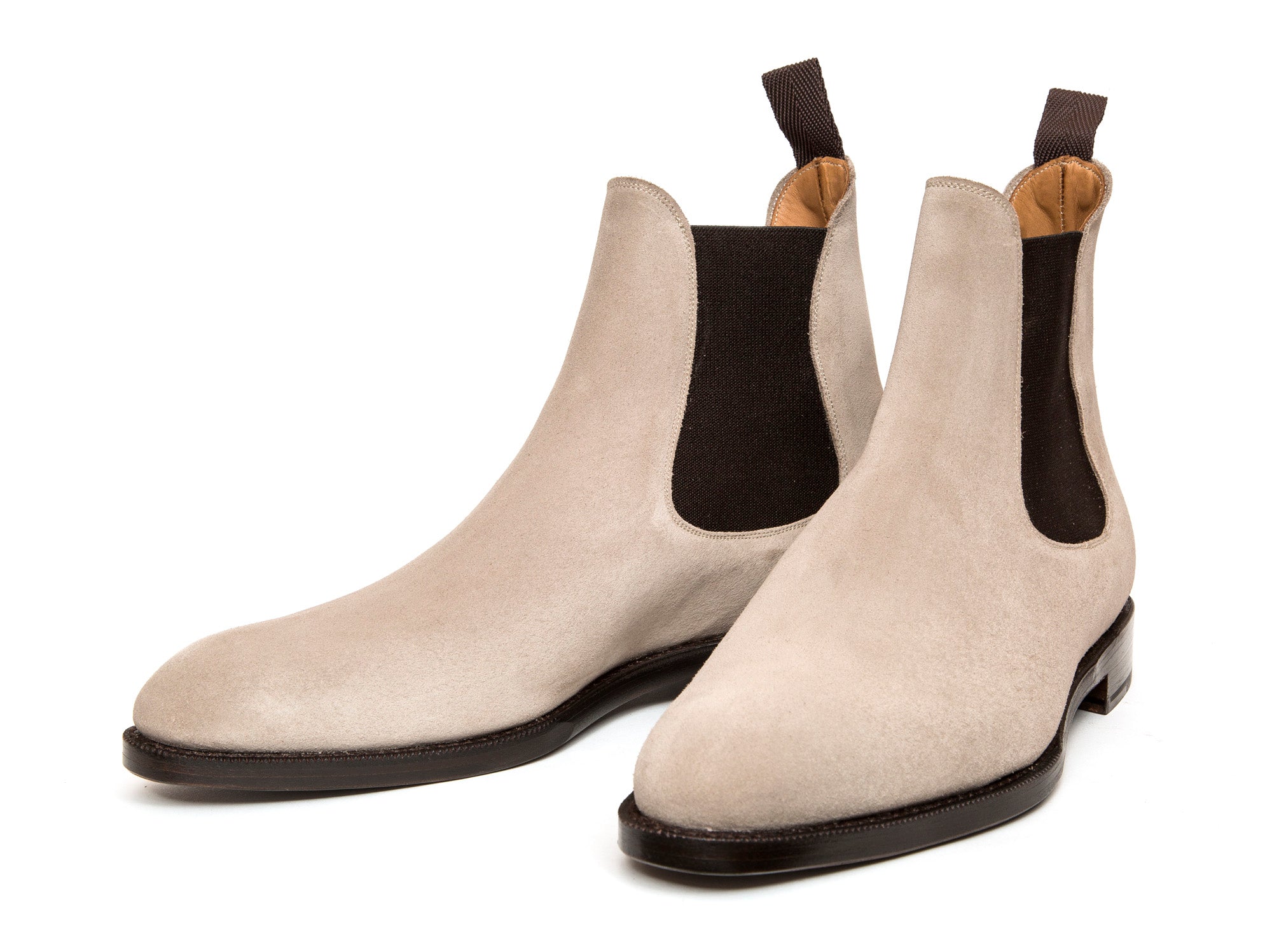 Alki MTO Oatmeal Suede Shoes | NGT Last | Double Leather Sole.