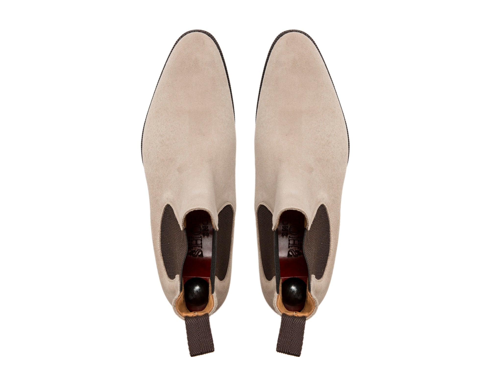 Alki MTO Oatmeal Suede Shoes | NGT Last | Double Leather Sole.