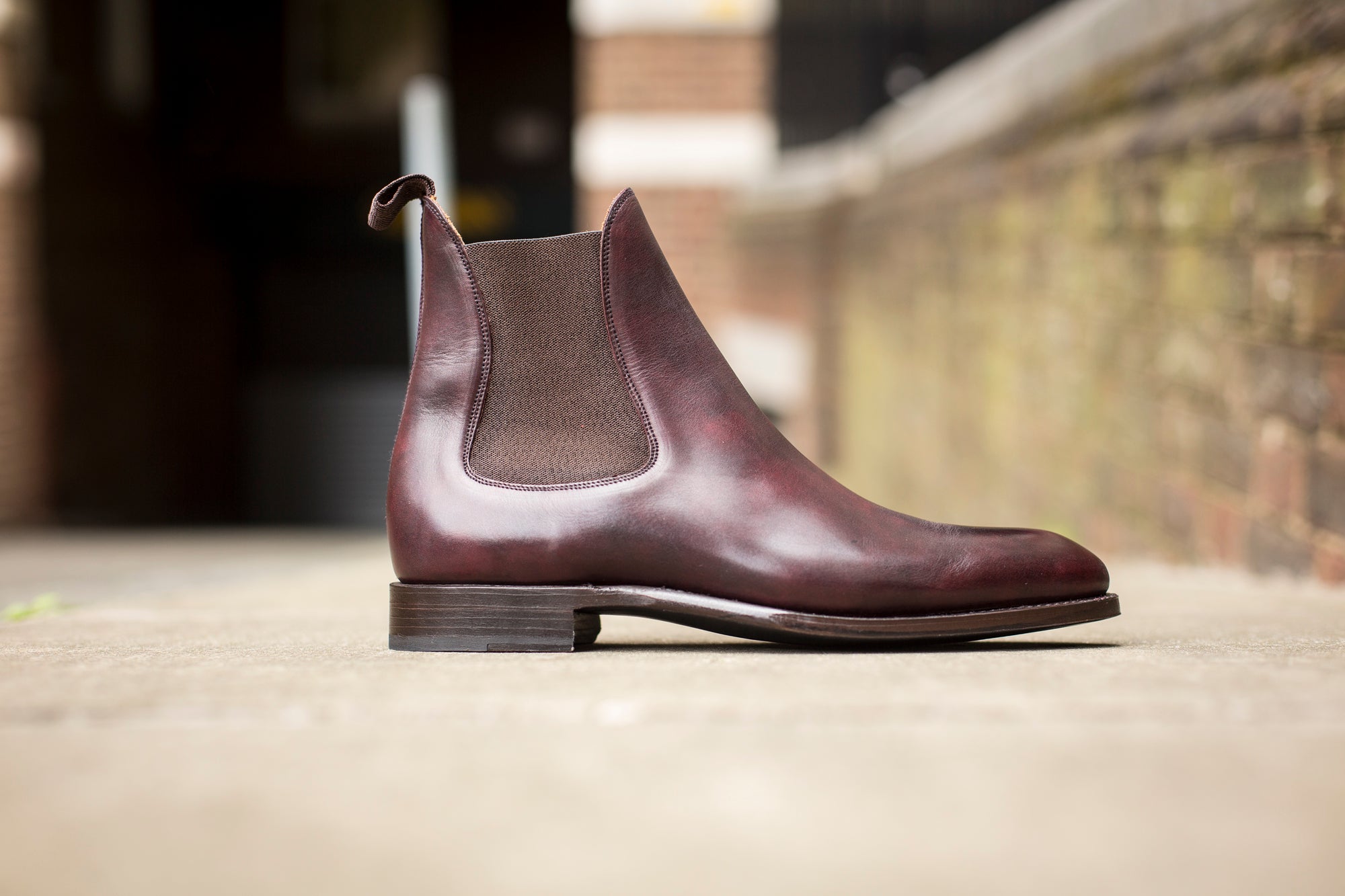 Alki MTO Plum Museum Calf NGT Last Single Leather Sole | Direct Results