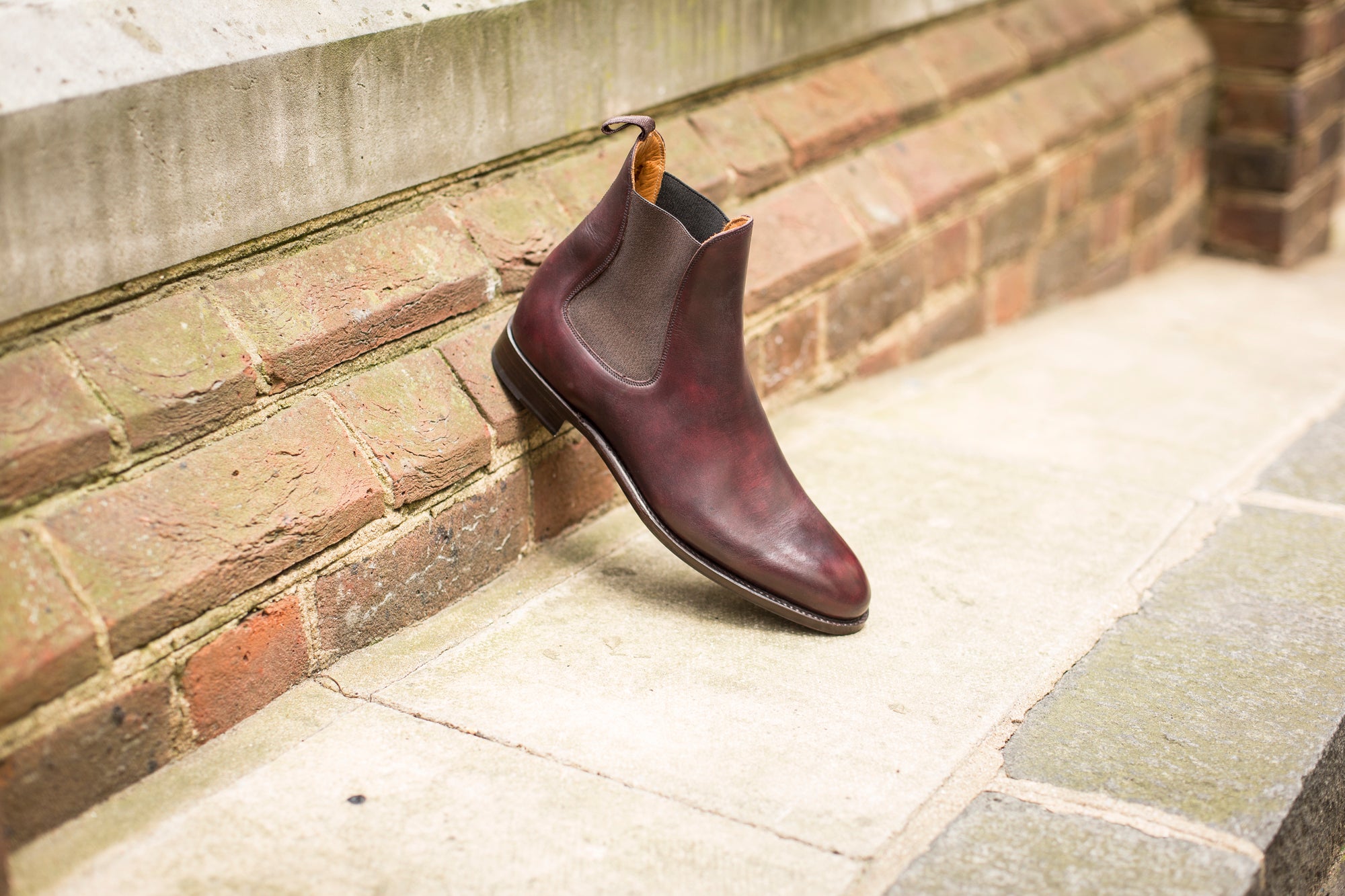 Alki MTO Plum Museum Calf NGT Last Single Leather Sole | Direct Results