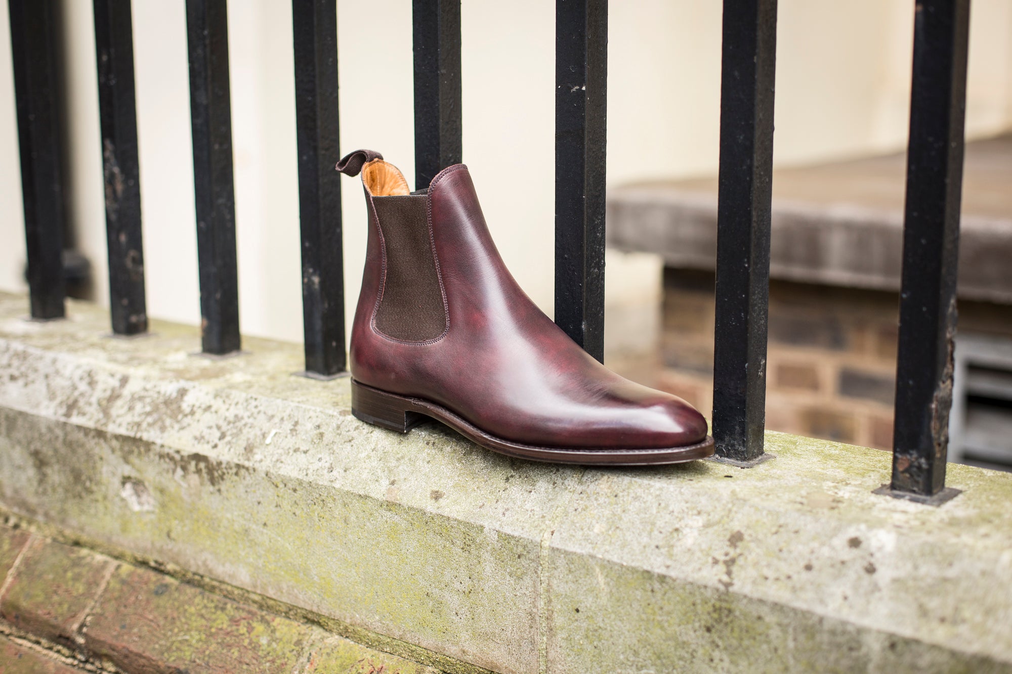 Alki MTO Plum Museum Calf NGT Last Single Leather Sole | Direct Results