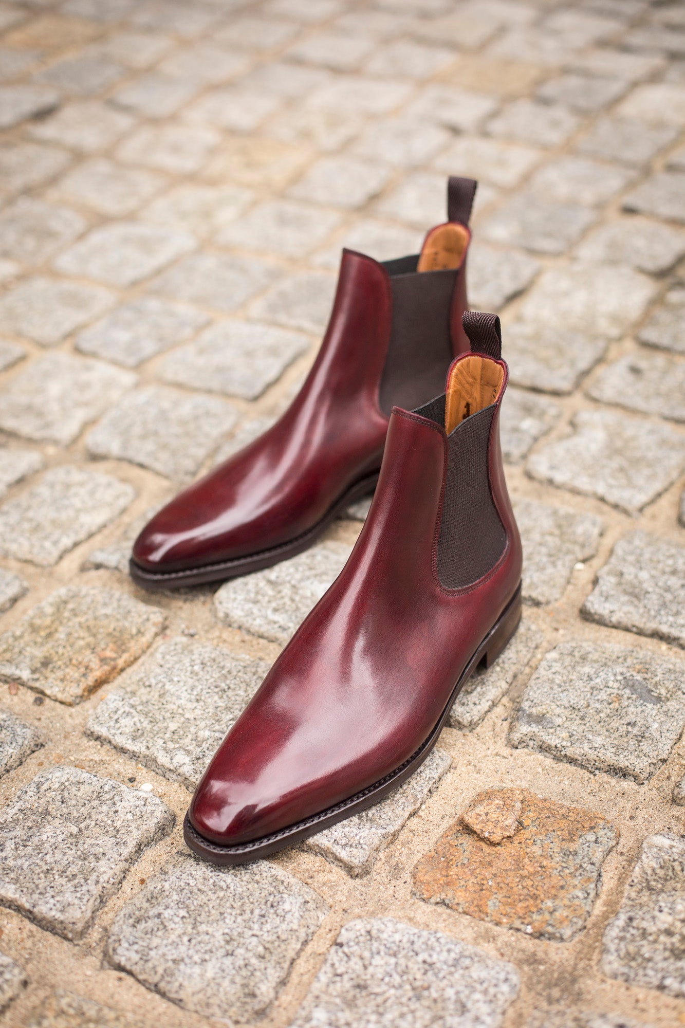 Alki MTO Shaded Merlot Calf LPB Last City Rubber Sole - Buy Now