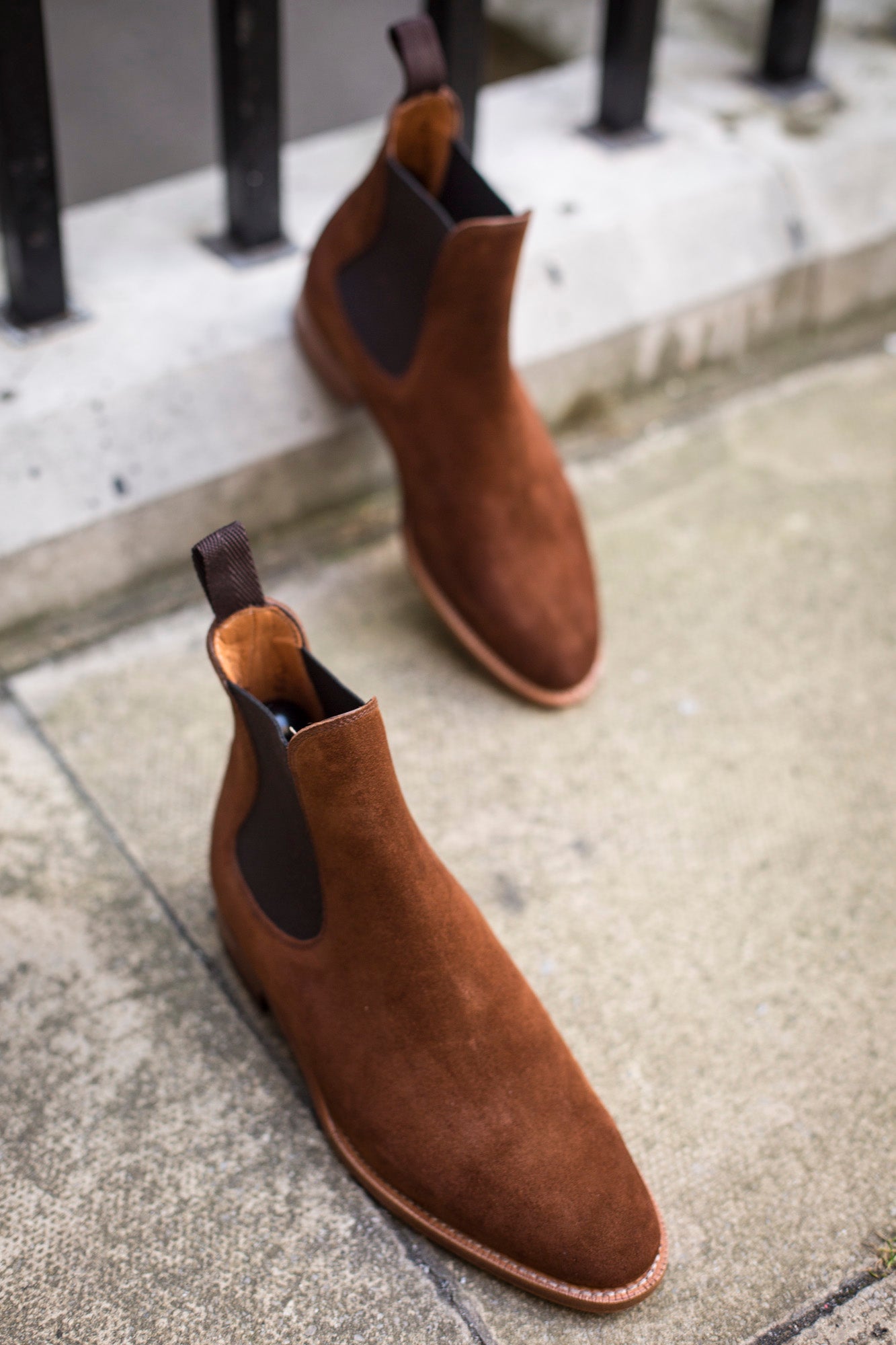 Alki MTO snuff suede TMG last natural single leather sole