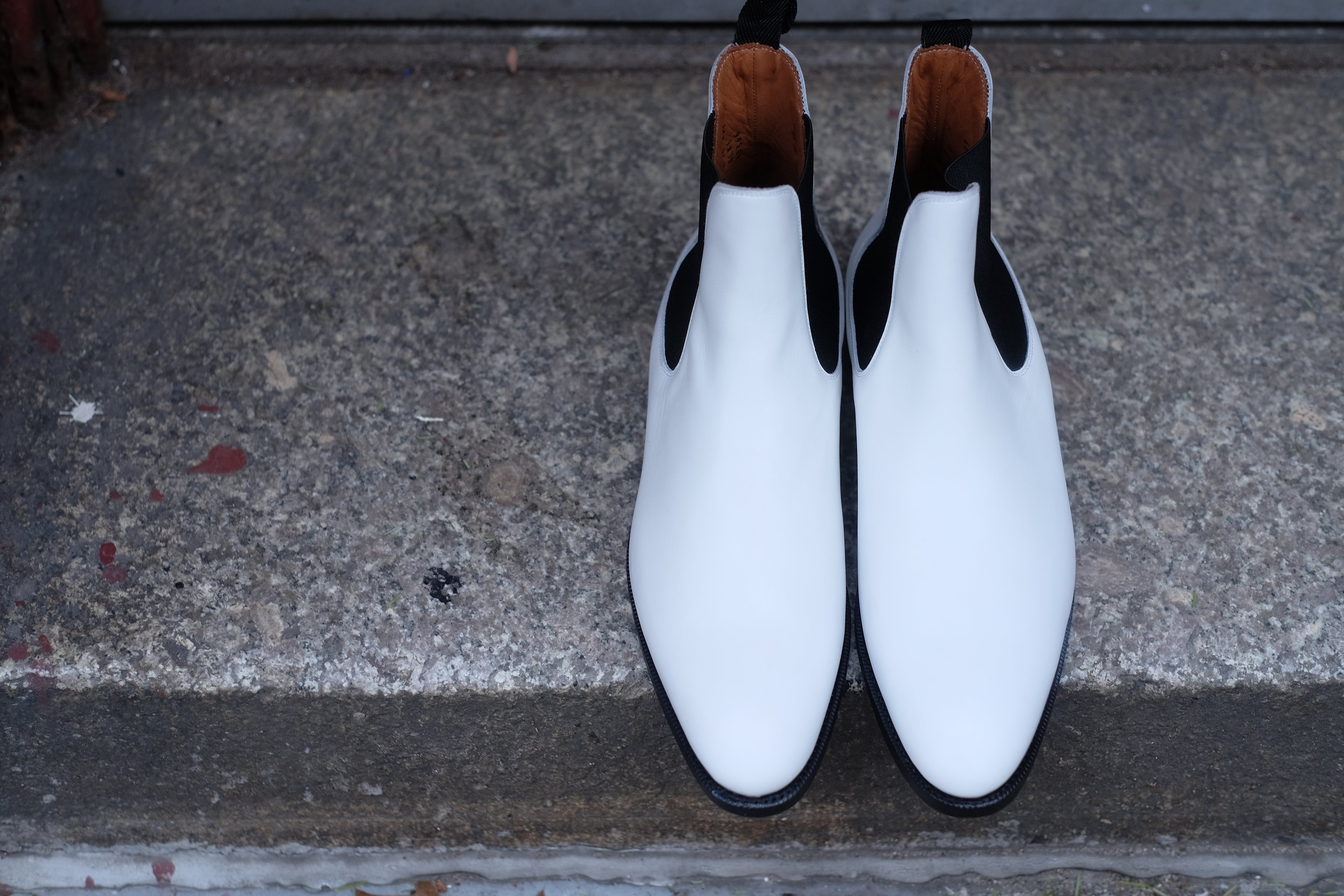 Alki MTO White Calf NGT Last Single Leather Sole - Buy Now