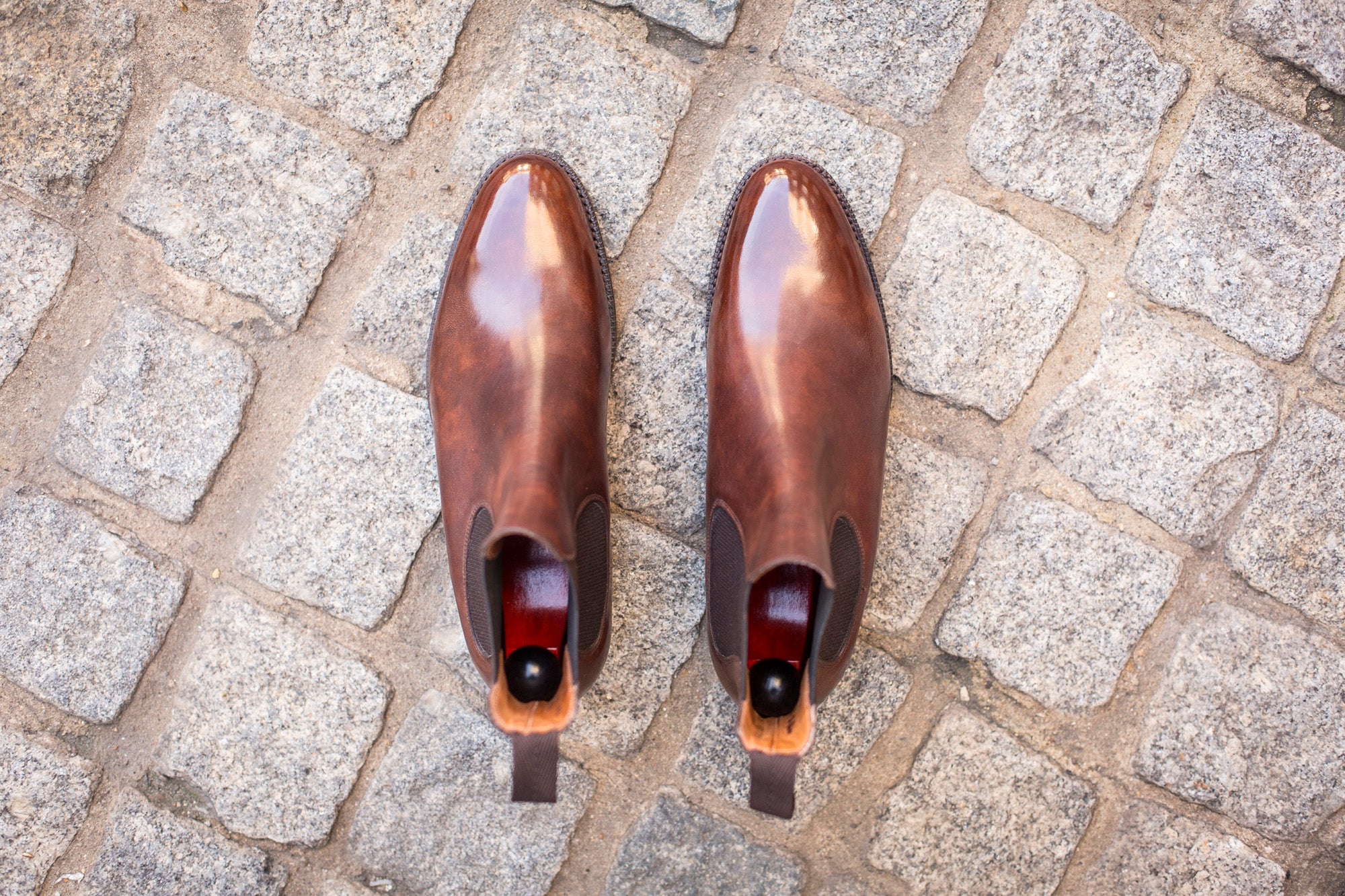 Alki Walnut Museum Calf MTO with TMG Last and City Rubber Sole - Fine Crafted Footwear