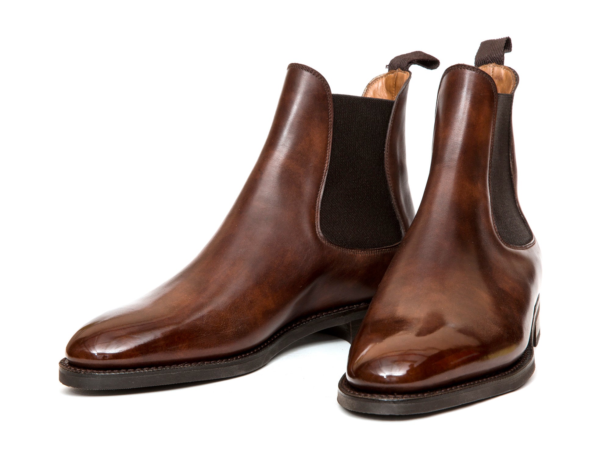 Alki Walnut Museum Calf MTO with TMG Last and City Rubber Sole - Fine Crafted Footwear