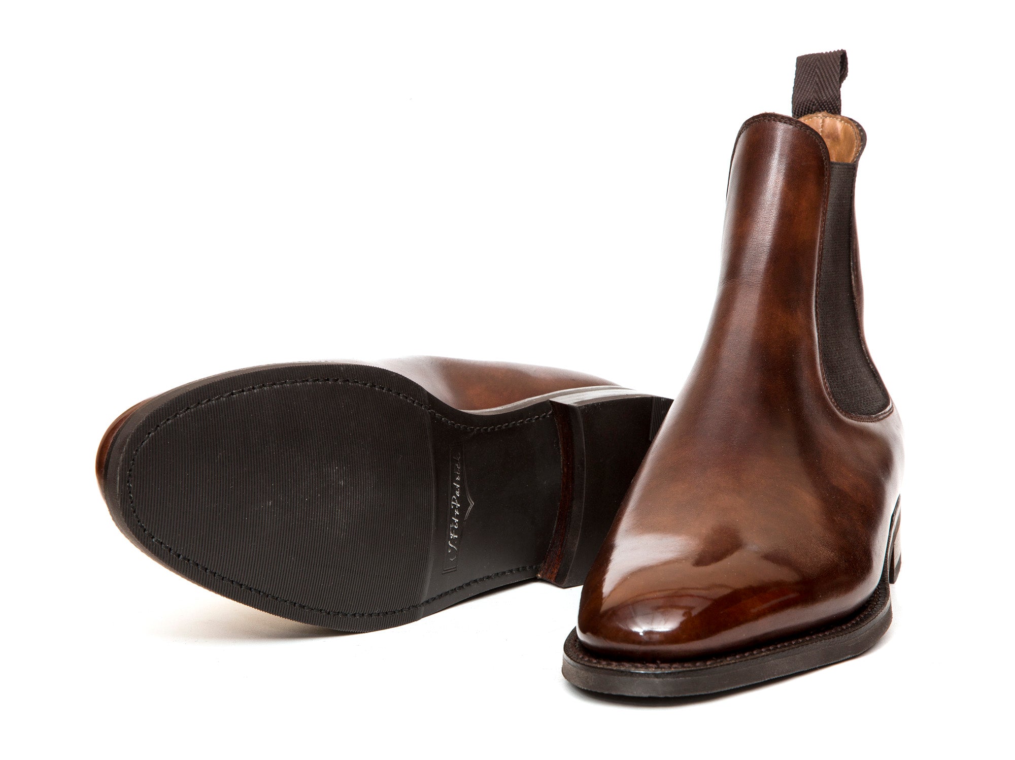 Alki Walnut Museum Calf MTO with TMG Last and City Rubber Sole - Fine Crafted Footwear