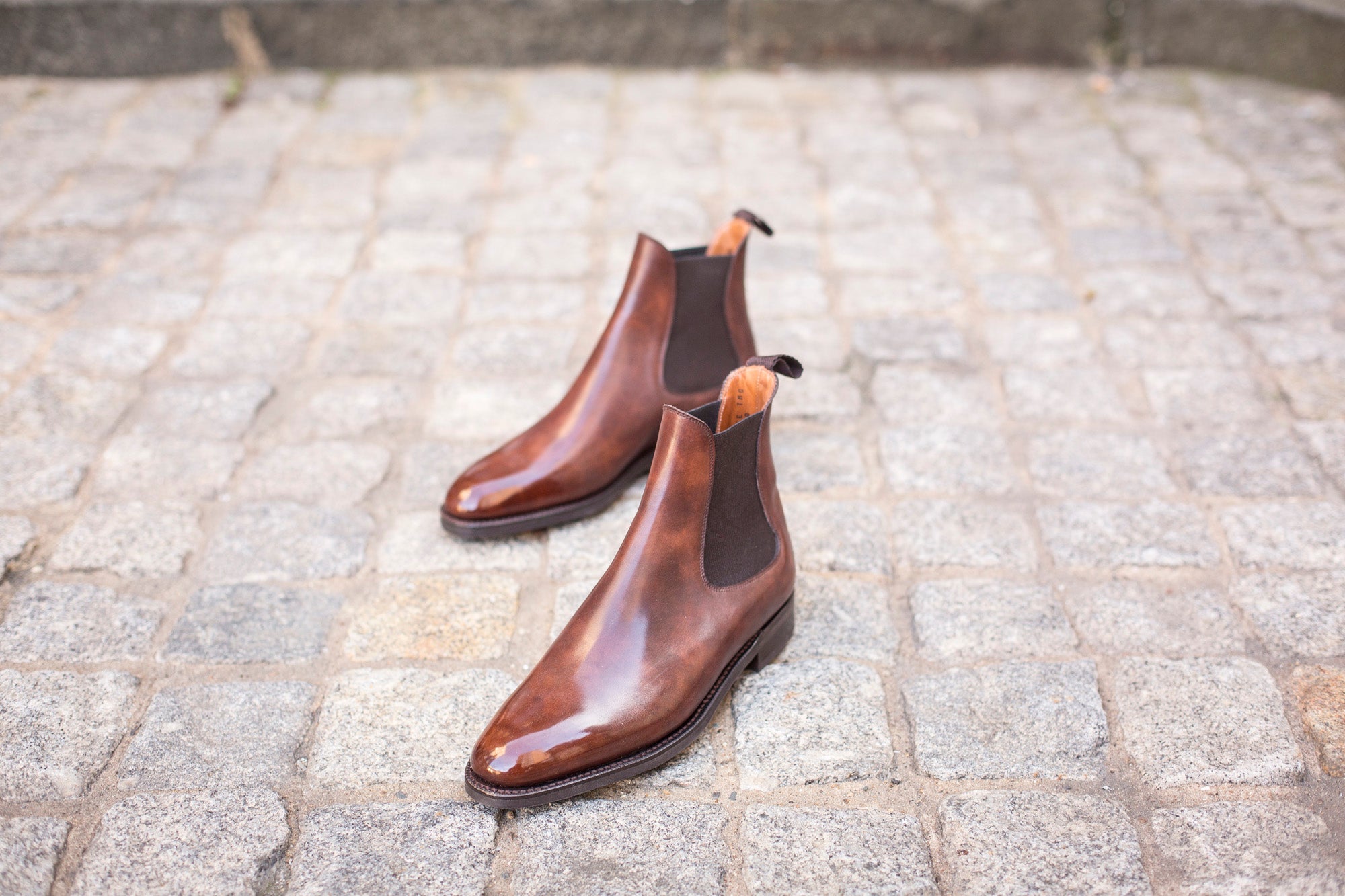 Alki Walnut Museum Calf MTO with TMG Last and City Rubber Sole - Fine Crafted Footwear