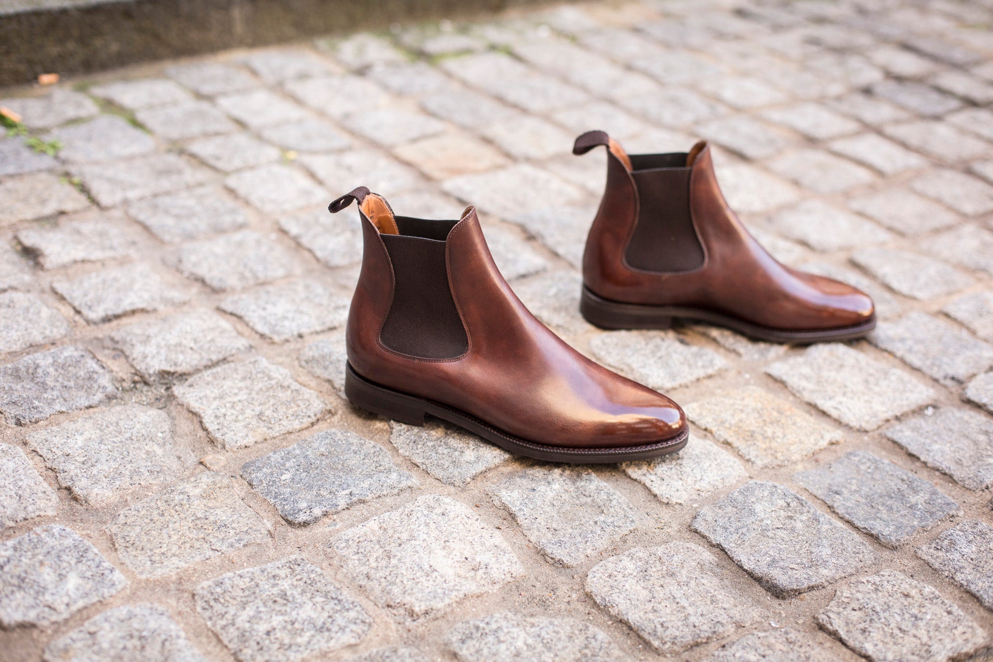 Alki Walnut Museum Calf MTO with TMG Last and City Rubber Sole - Fine Crafted Footwear