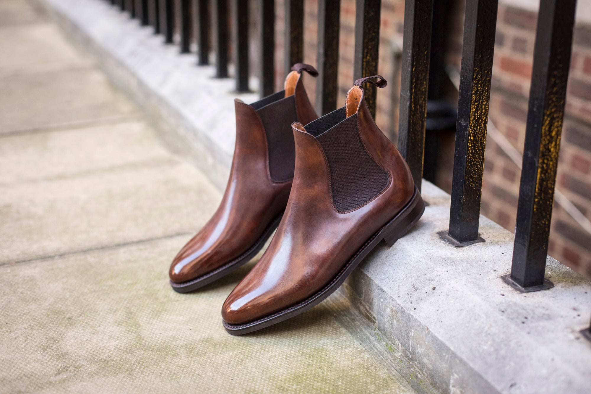 Alki Walnut Museum Calf MTO with TMG Last and City Rubber Sole - Fine Crafted Footwear