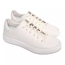 Amir white soft nappa matt leather sneaker