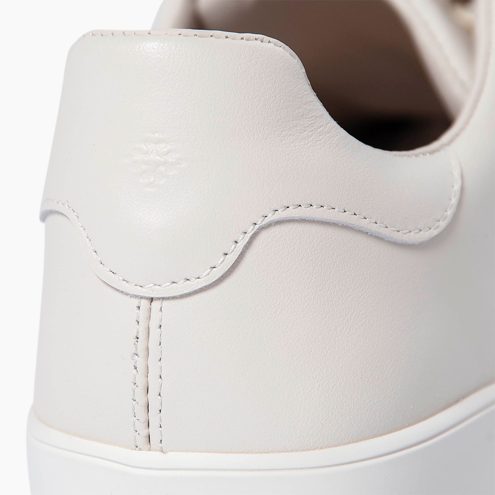 Amir white soft nappa matt leather sneaker