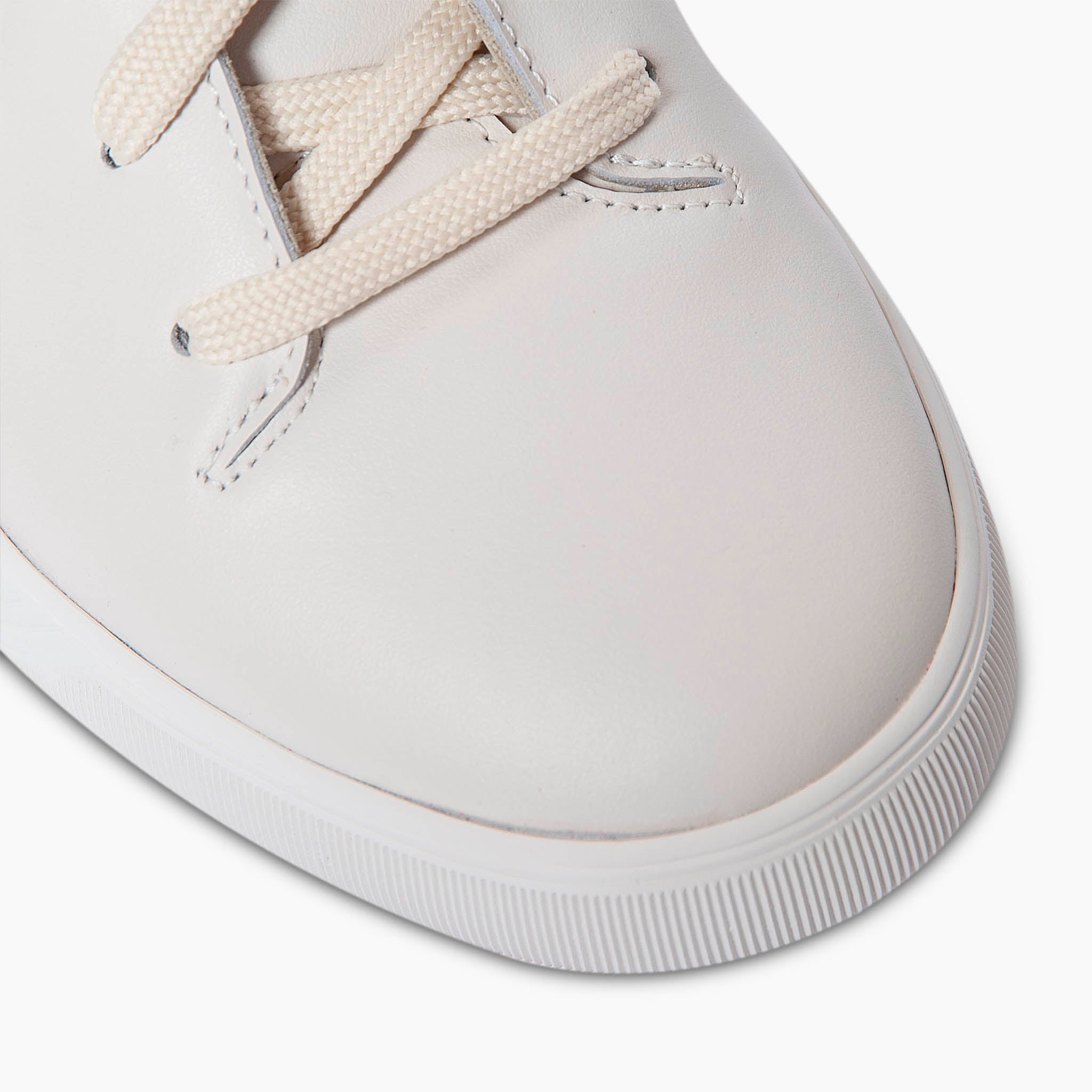 Amir white soft nappa matt leather sneaker