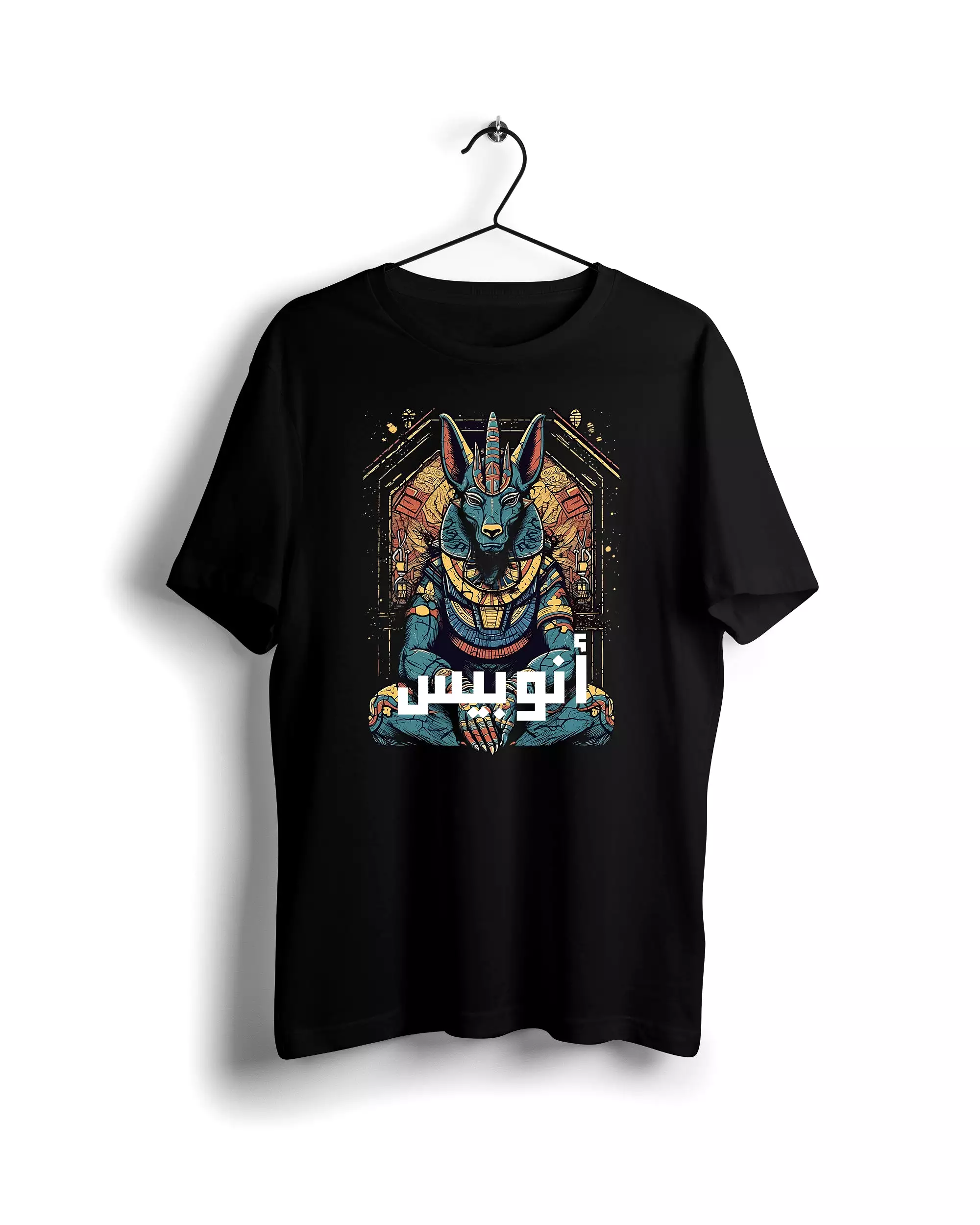 Anubis T-Shirt Black - POD, Ravin, Egypt