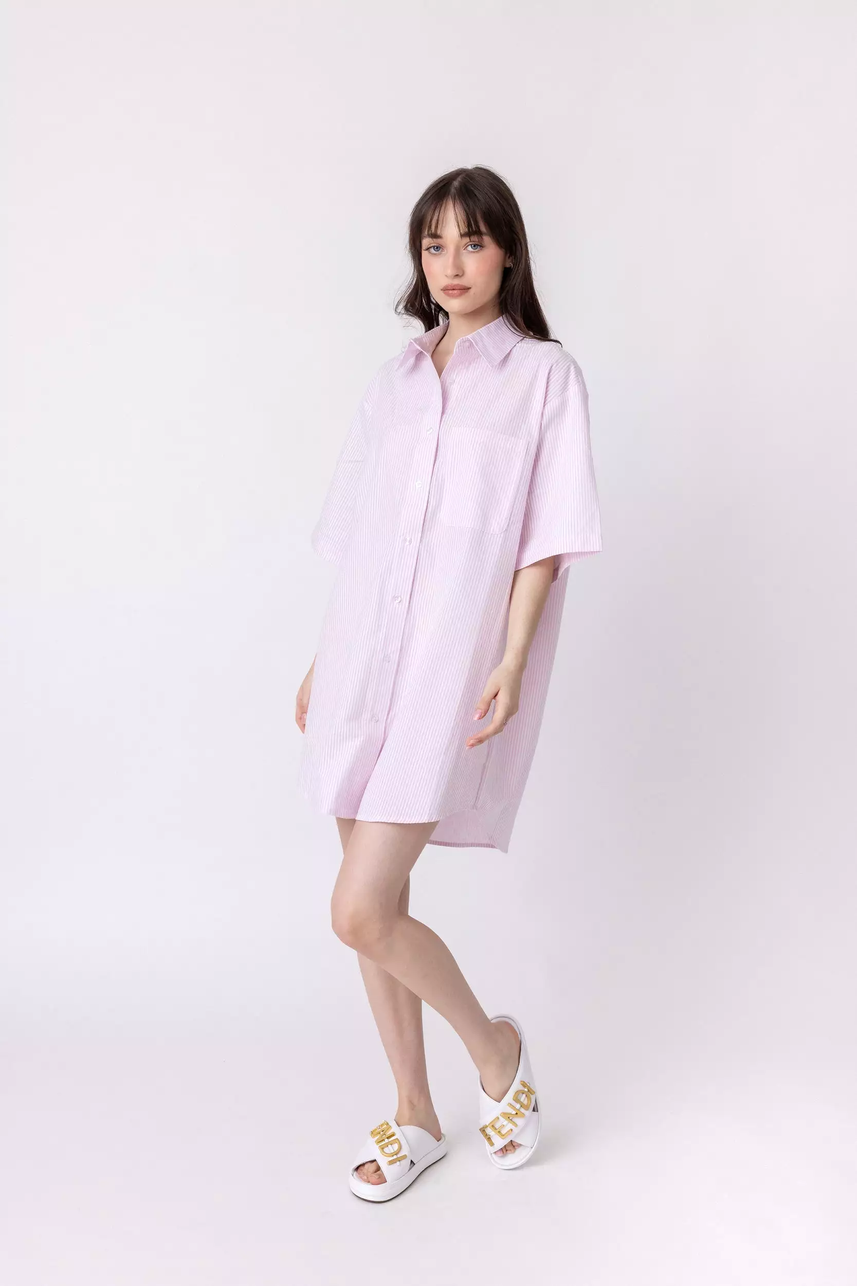 APEX Pink Stripe Dress