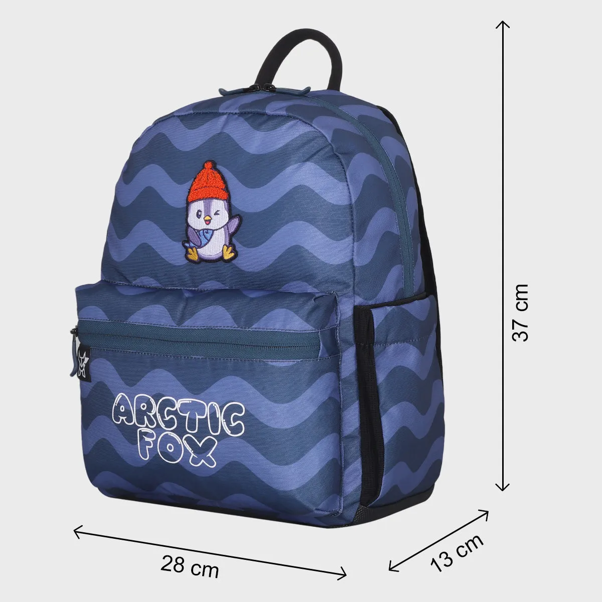 Arctic Fox Frost Denim Backpack for Kids