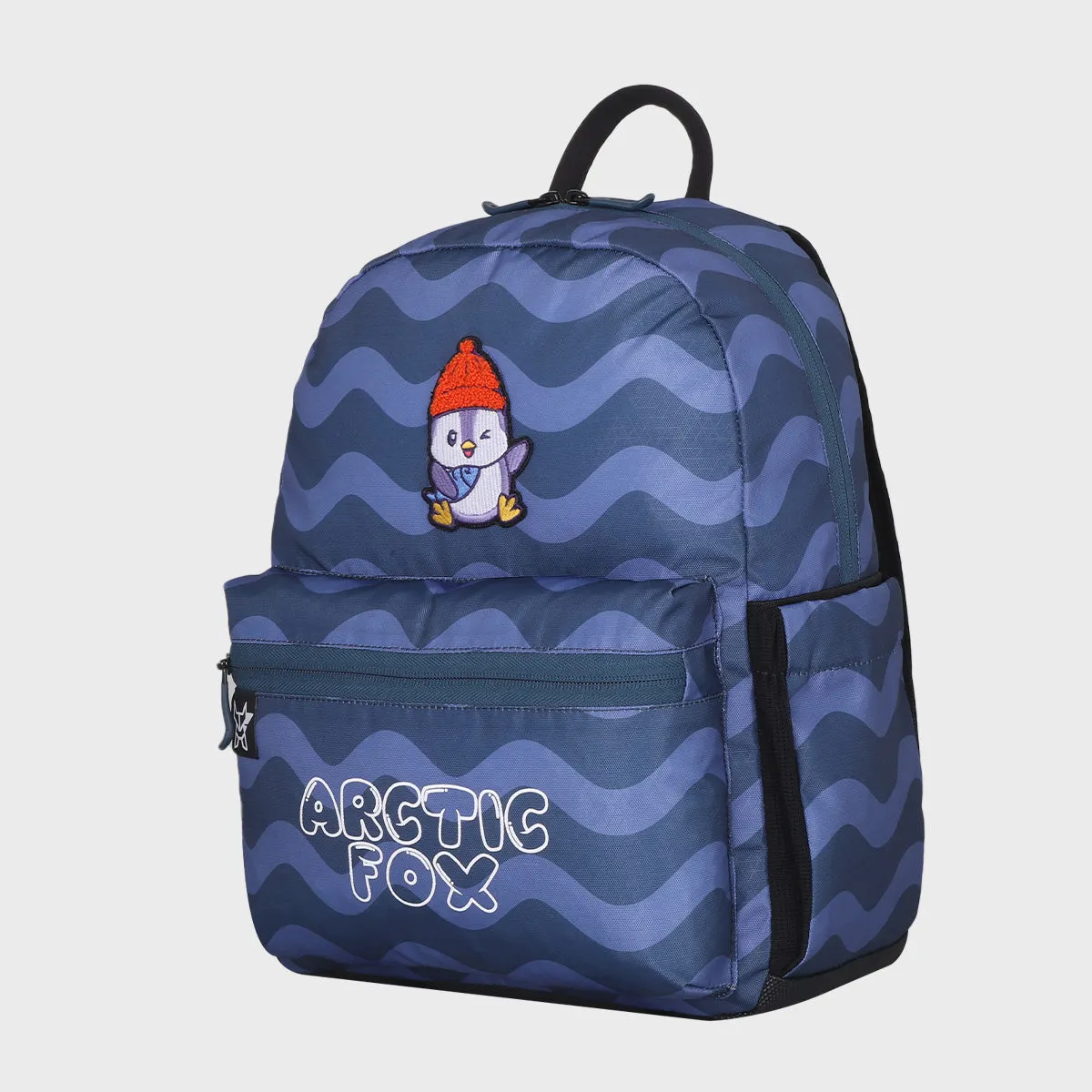 Arctic Fox Frost Denim Backpack for Kids