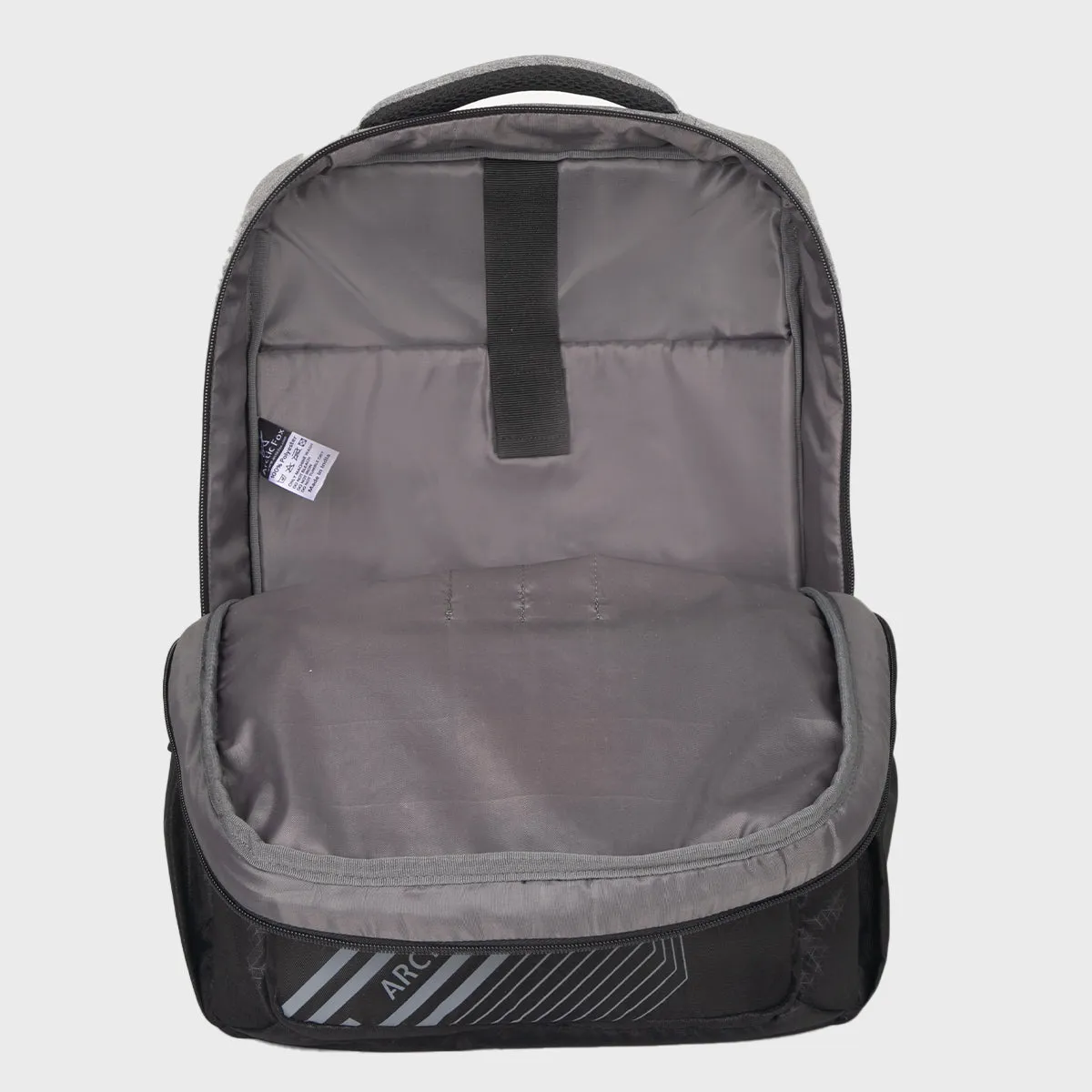 Arctic Fox laptop backpack, flex grey