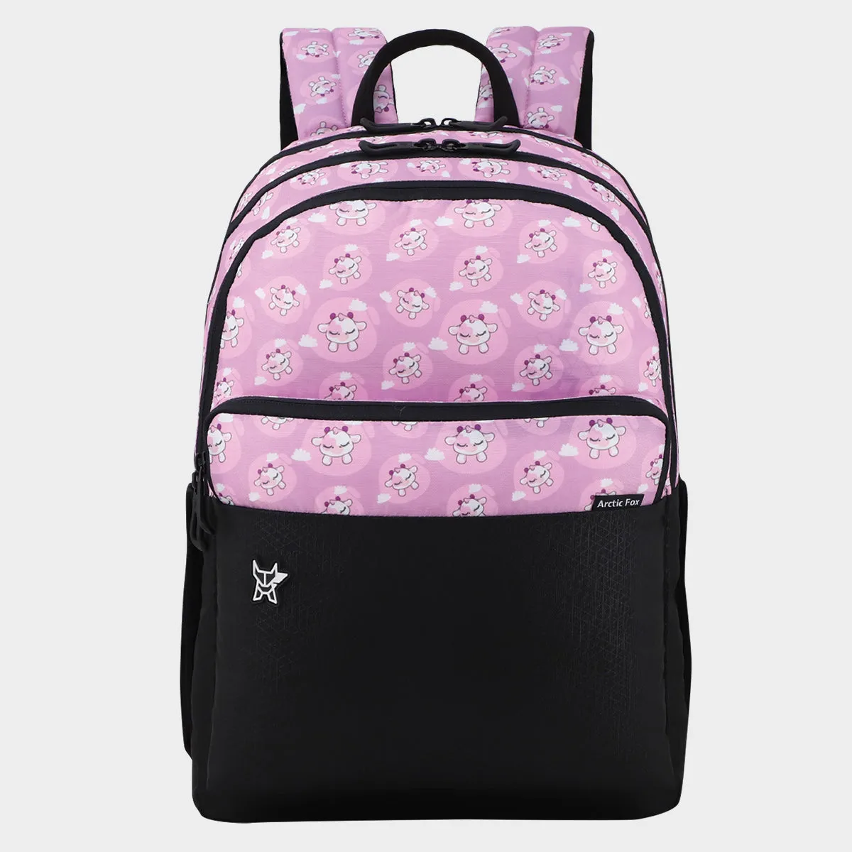 Arctic Fox Pink School Backpack for Boys and Girls