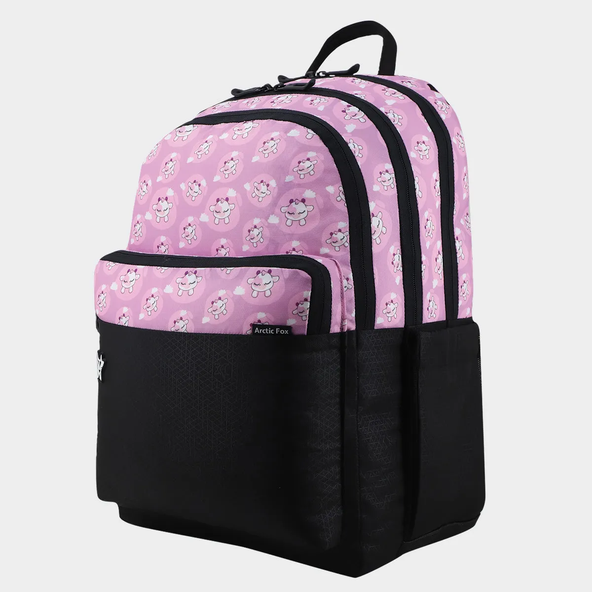 Arctic Fox Pink School Backpack for Boys and Girls