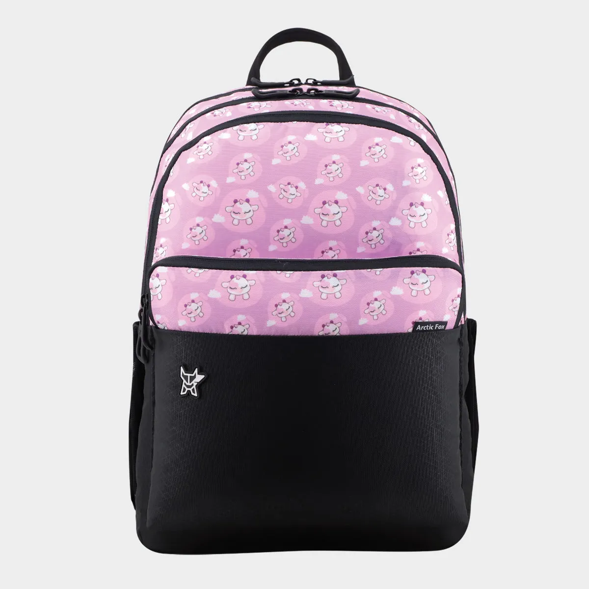 Arctic Fox Pink School Backpack for Boys and Girls