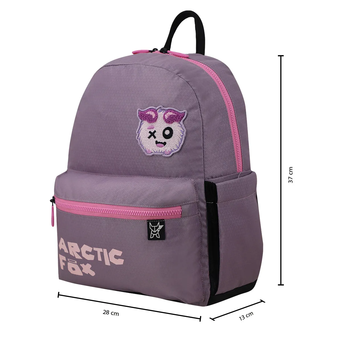 Arctic Fox Puff Backpack for Boys and Girls - Sea Fog Design