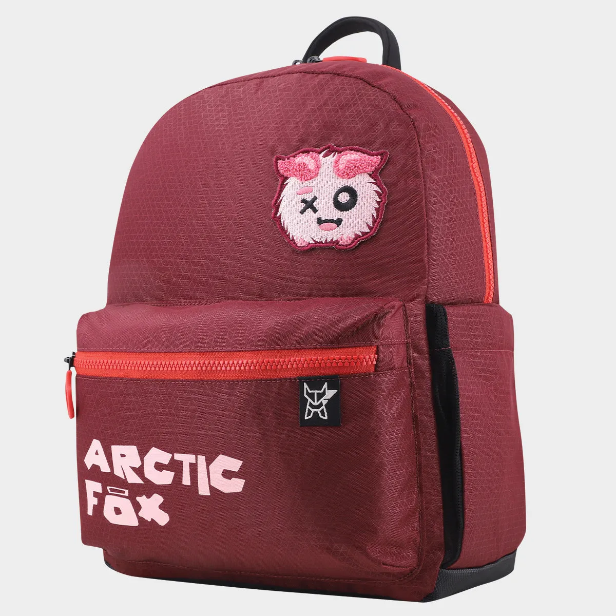 Arctic Fox Puff Tawny Port Backpack for Boys and Girls