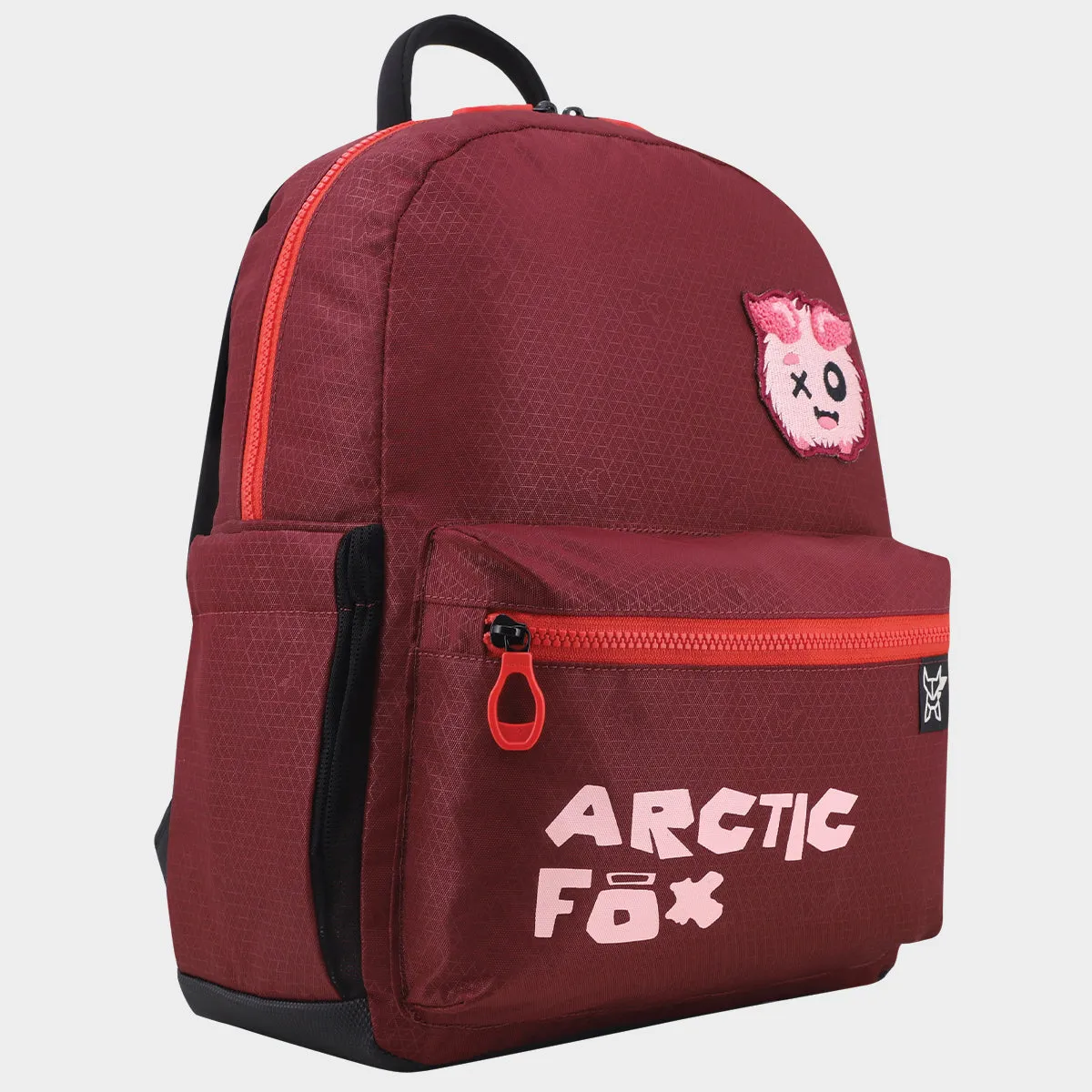 Arctic Fox Puff Tawny Port Backpack for Boys and Girls