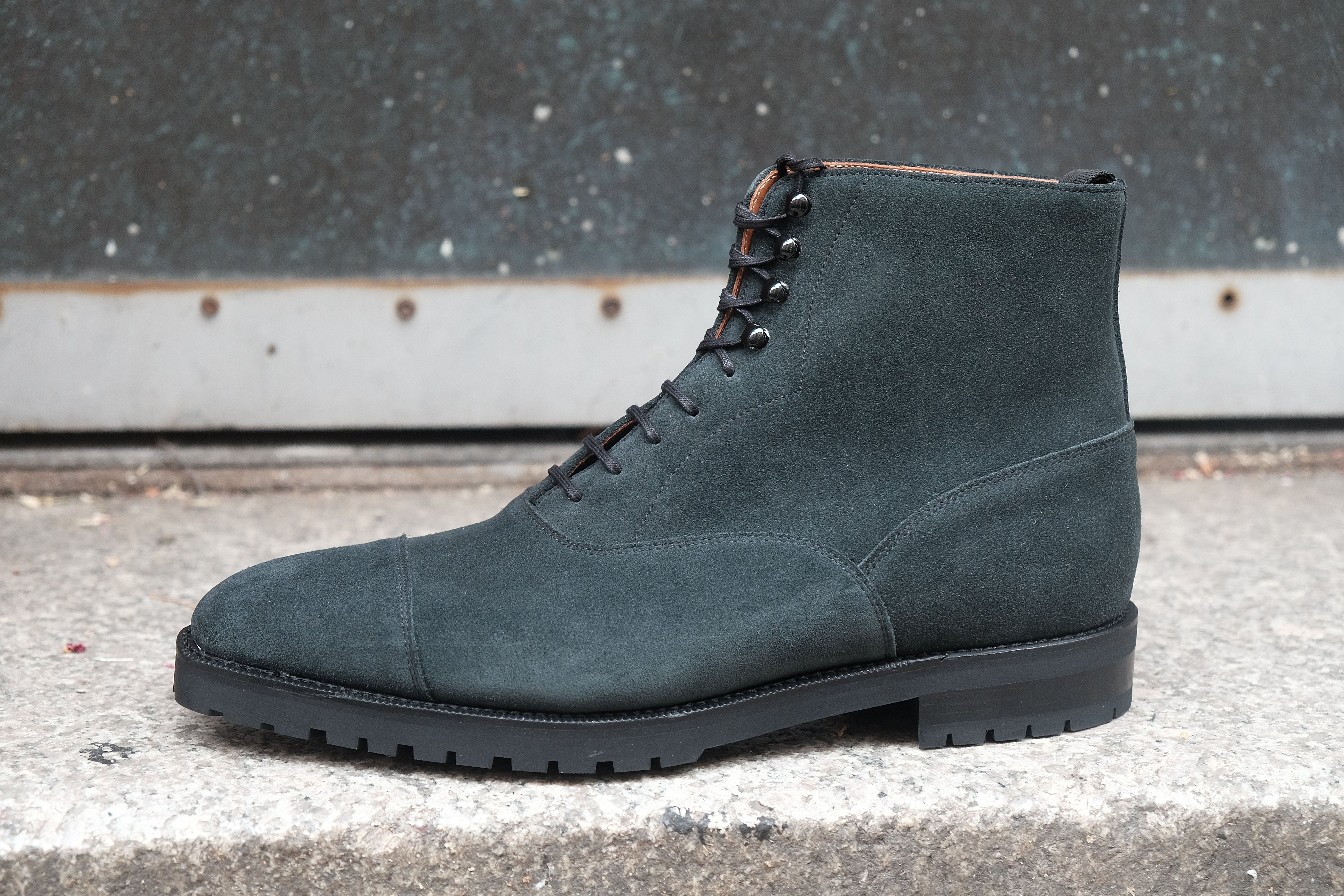 Ashworth MTO Charcoal Suede MGF Last Double Commando Sole