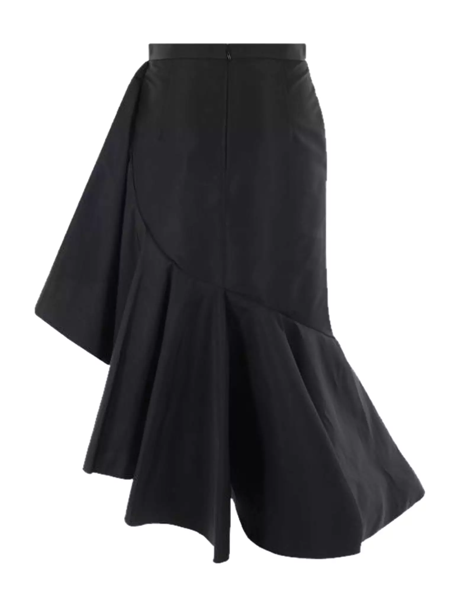 Asymmetric Skirt in Polyfaille - Shop Now