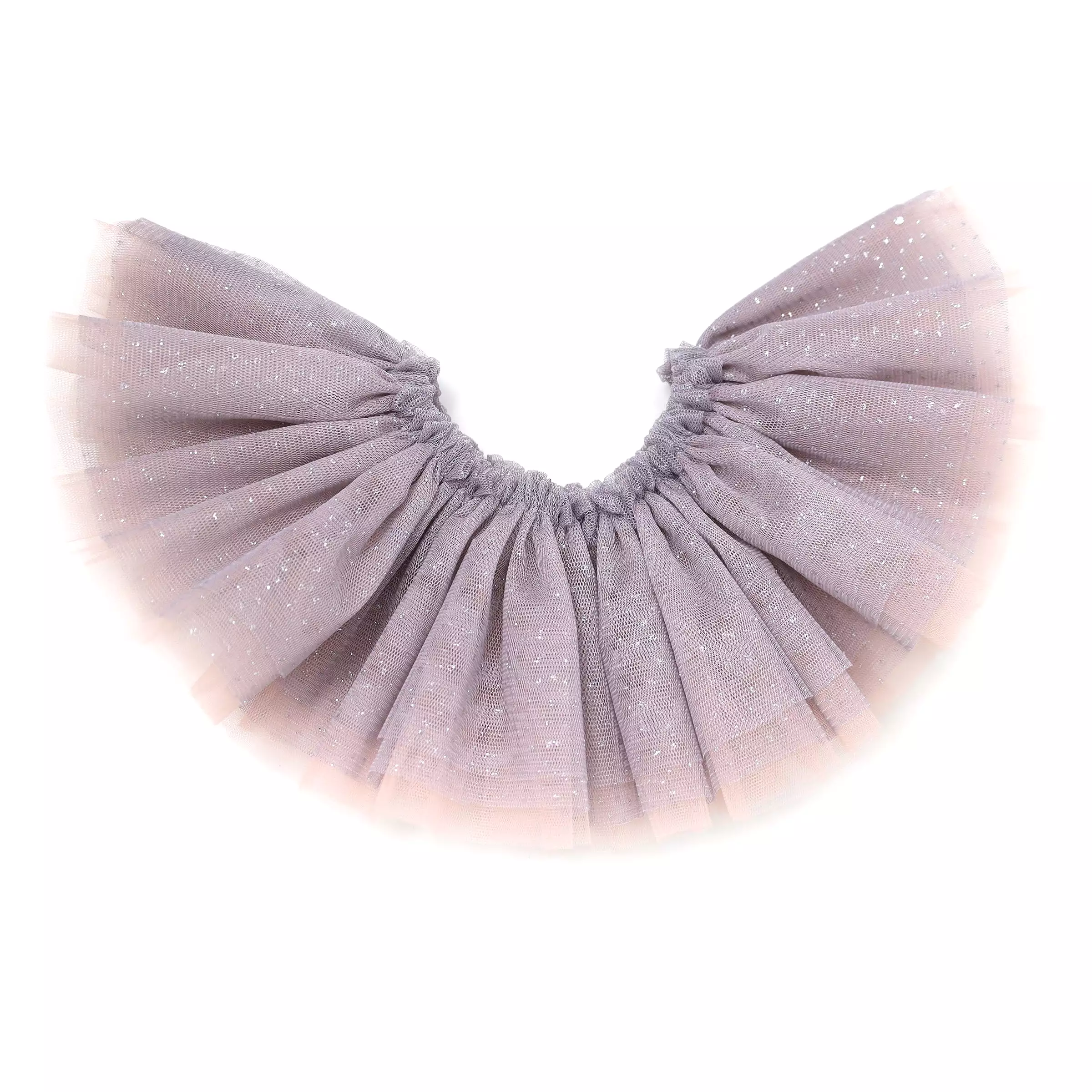 baby frill tutu dusty lavender over dark blush tulle