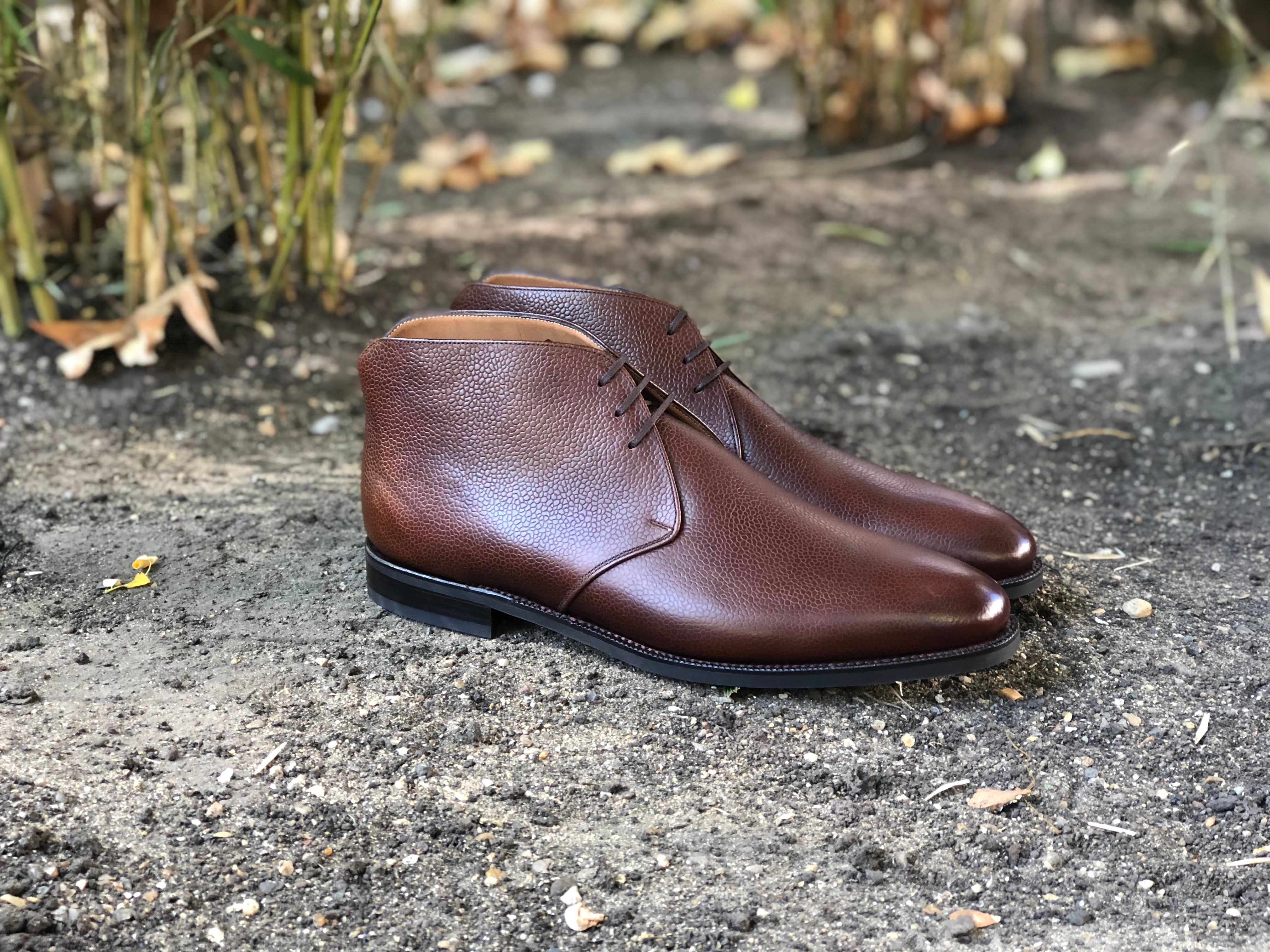 Ballard MTO Brown Country Calf TMG Last City Rubber Sole Shoes