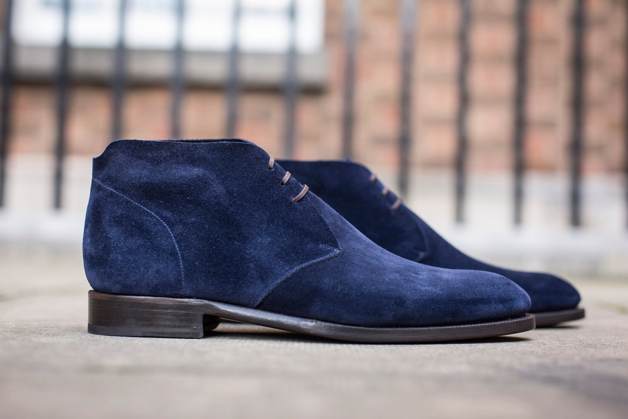 Ballard MTO Dark Blue Suede, NGT Last, Single Leather Sole