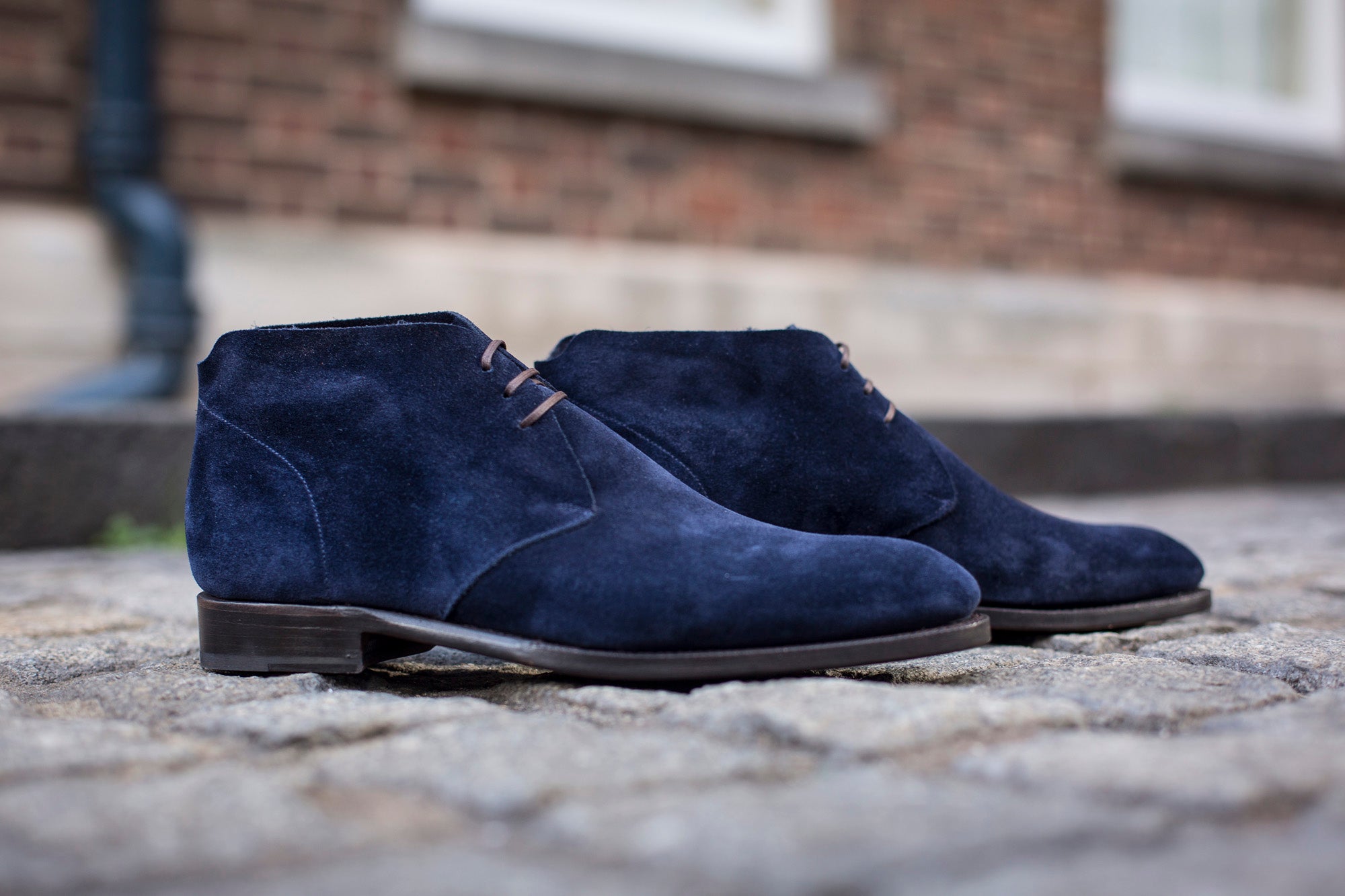 Ballard MTO Dark Blue Suede, NGT Last, Single Leather Sole