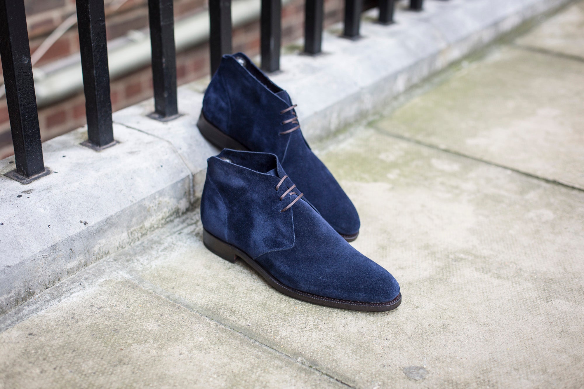 Ballard MTO Dark Blue Suede, NGT Last, Single Leather Sole