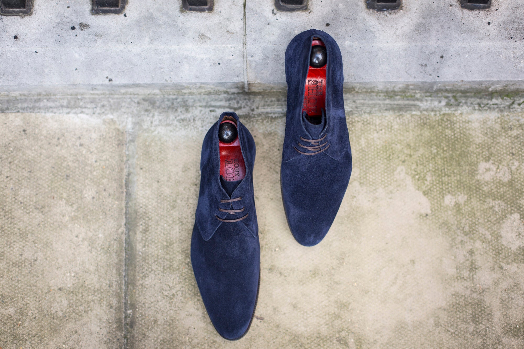 Ballard MTO Dark Blue Suede, NGT Last, Single Leather Sole