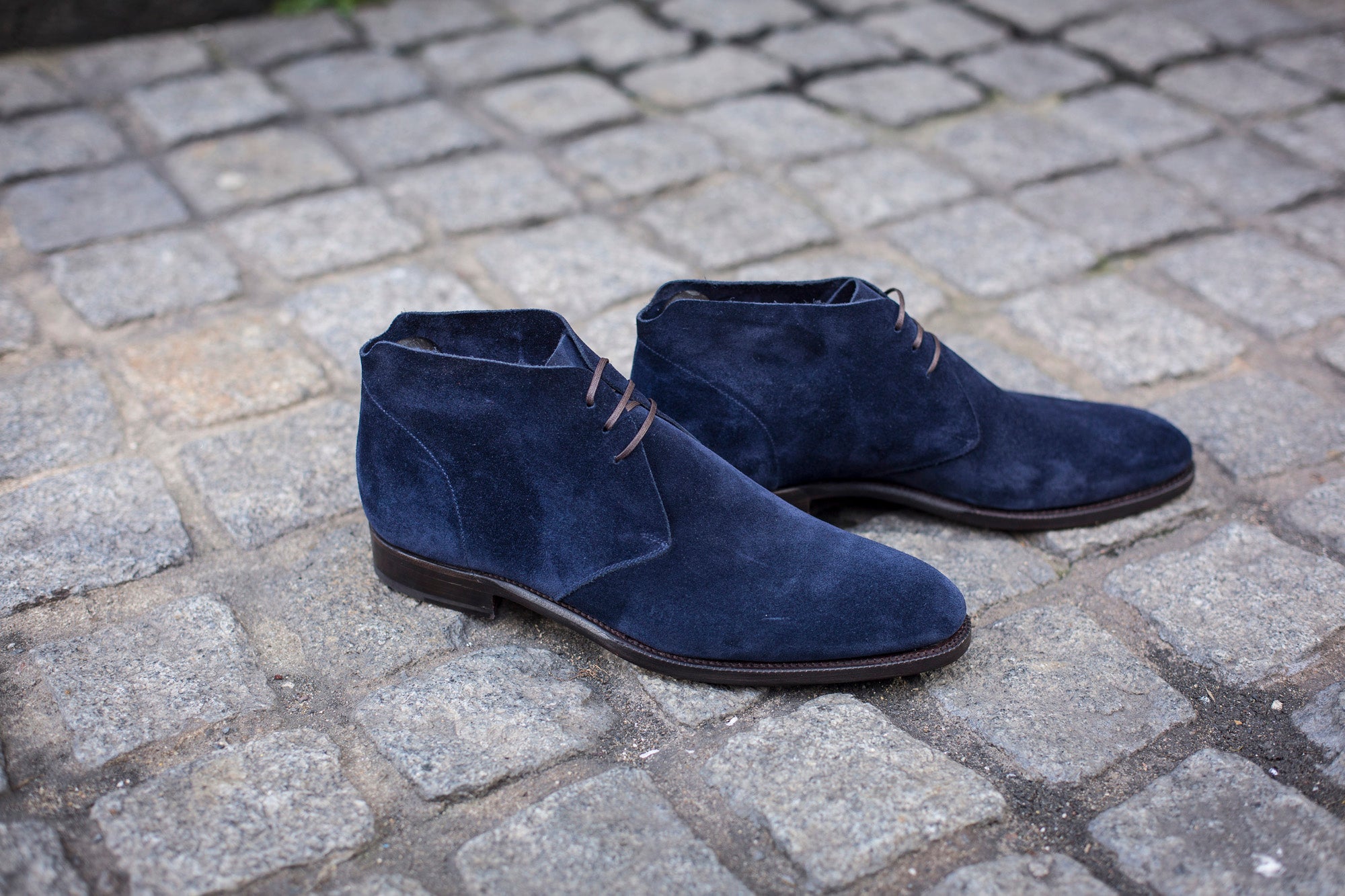 Ballard MTO Dark Blue Suede, NGT Last, Single Leather Sole