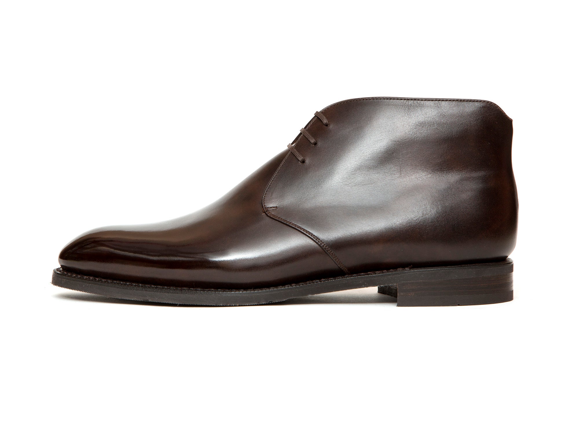 Ballard MTO Dark Brown Museum Calf NGT Last City Rubber Sole.