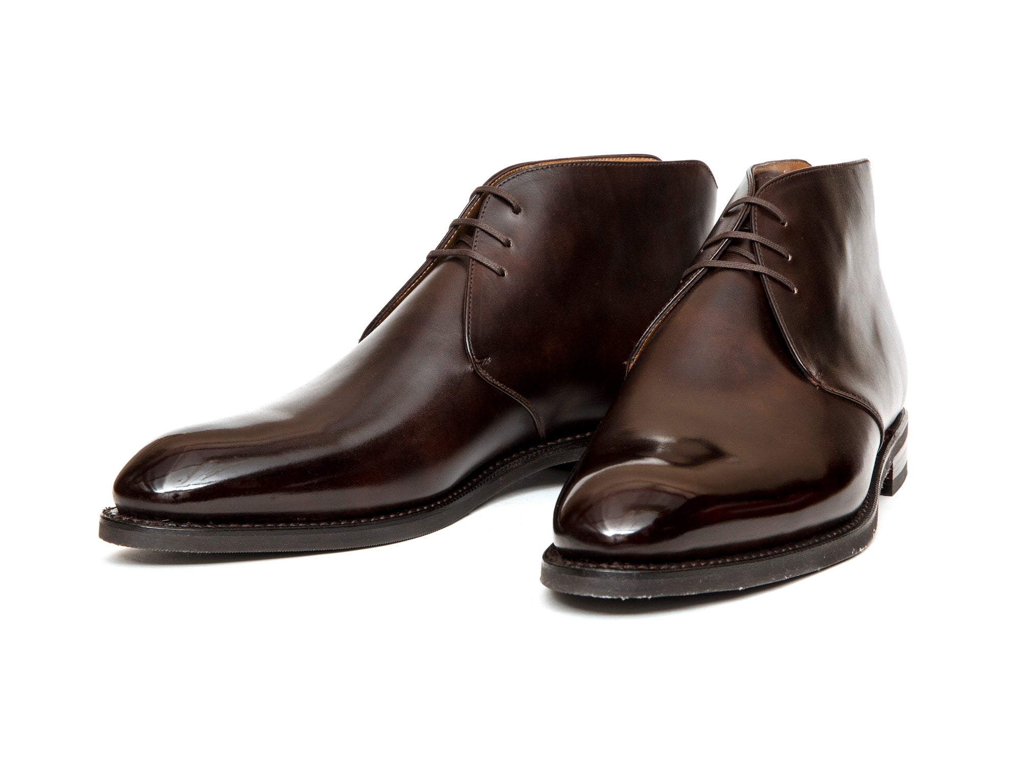 Ballard MTO Dark Brown Museum Calf NGT Last City Rubber Sole.