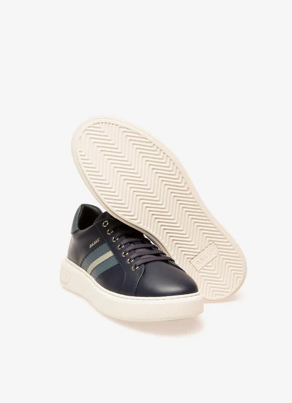 Bally Marcus Navy Leather Sneaker