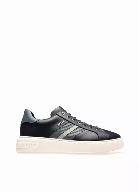 Bally Marcus Navy Leather Sneaker